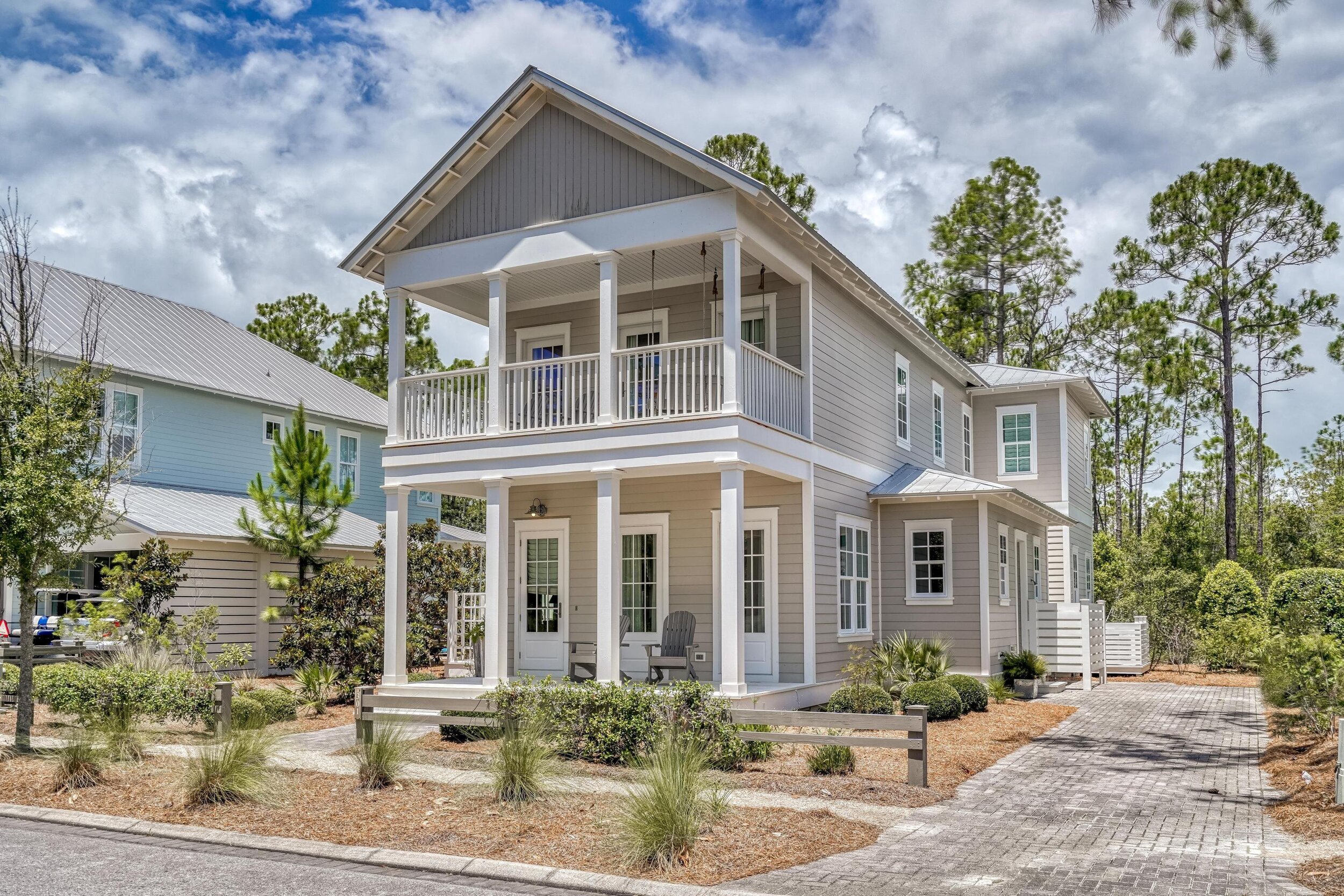 Rabito ResidenceLocated  in the Cedar Woods neighborhood of Watercolor, this residence reflects  traditional southern architecture while maintaining an open contemporary  layout inside