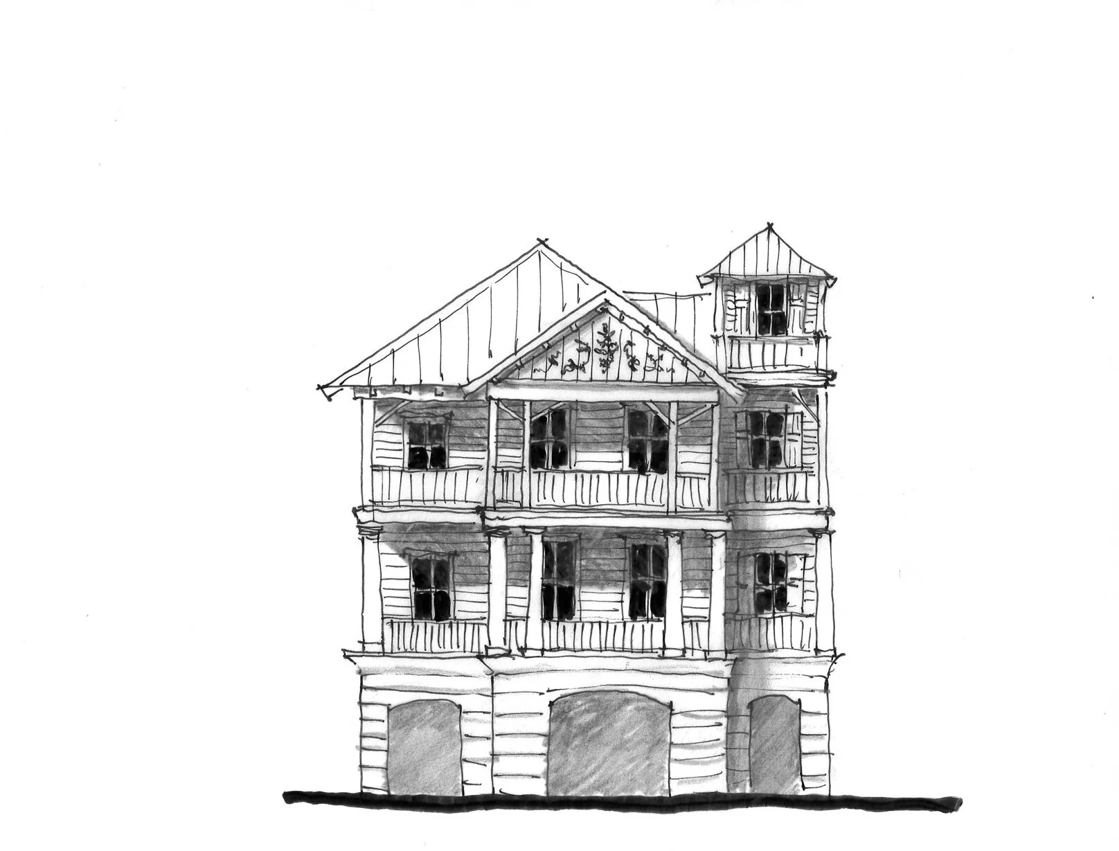 Torretto ResidenceThis residence is located in the Dune Allen area of South Walton County across scenic highway 30A from the Gulf of Mexico