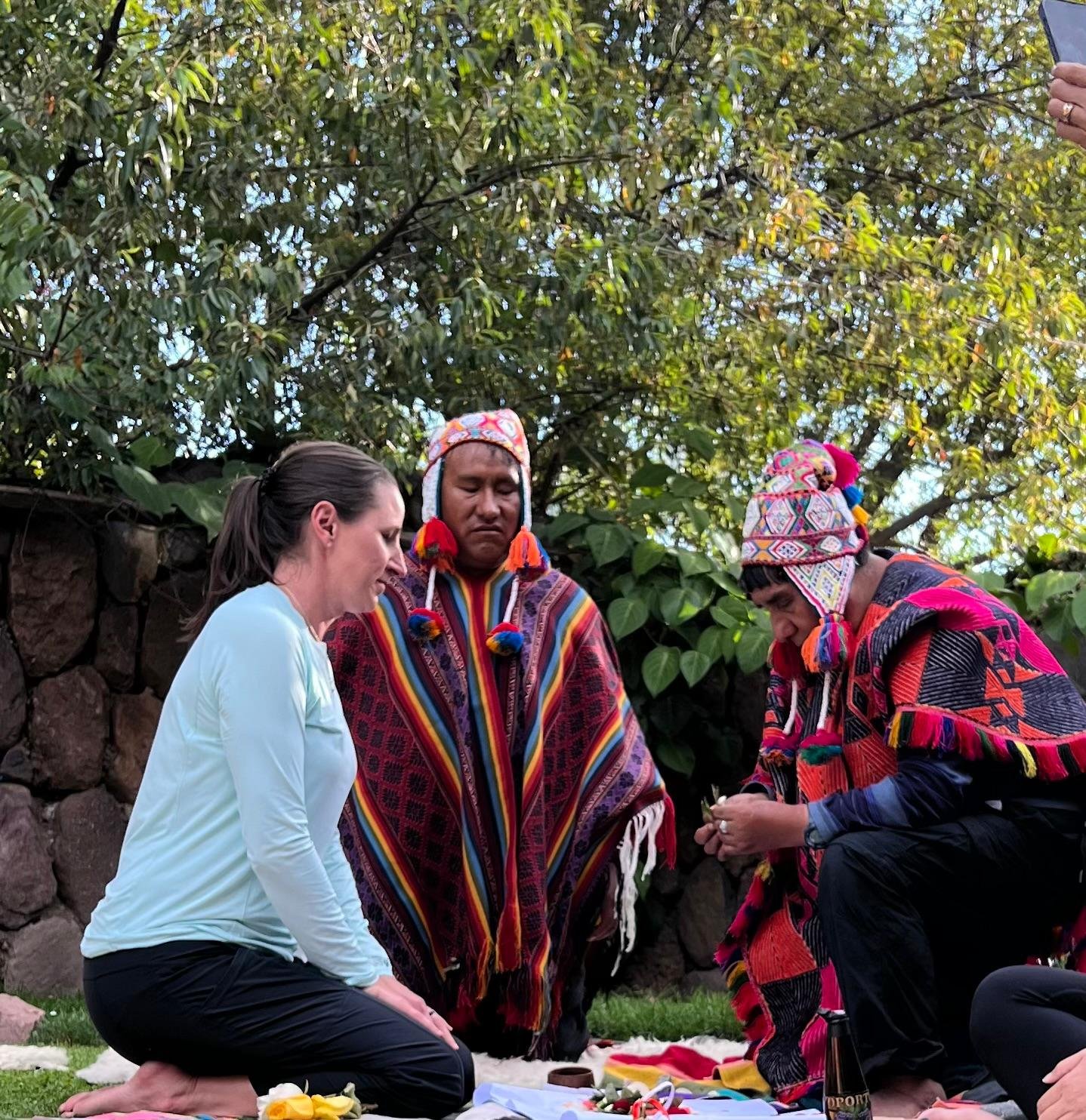 Sacred Valley shaman tour and guest, Peru.JPG