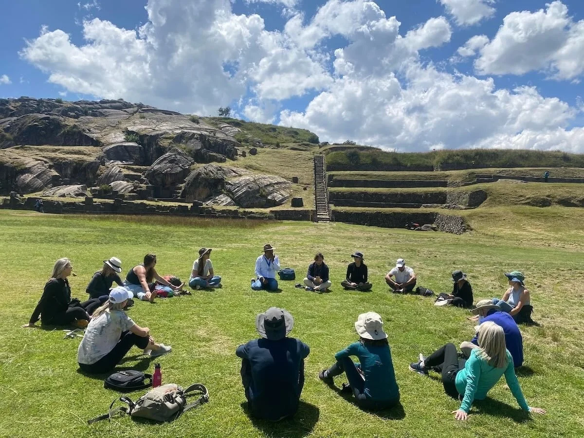 A photo of Yoga retreat, Sacsayhuaman, Peru.