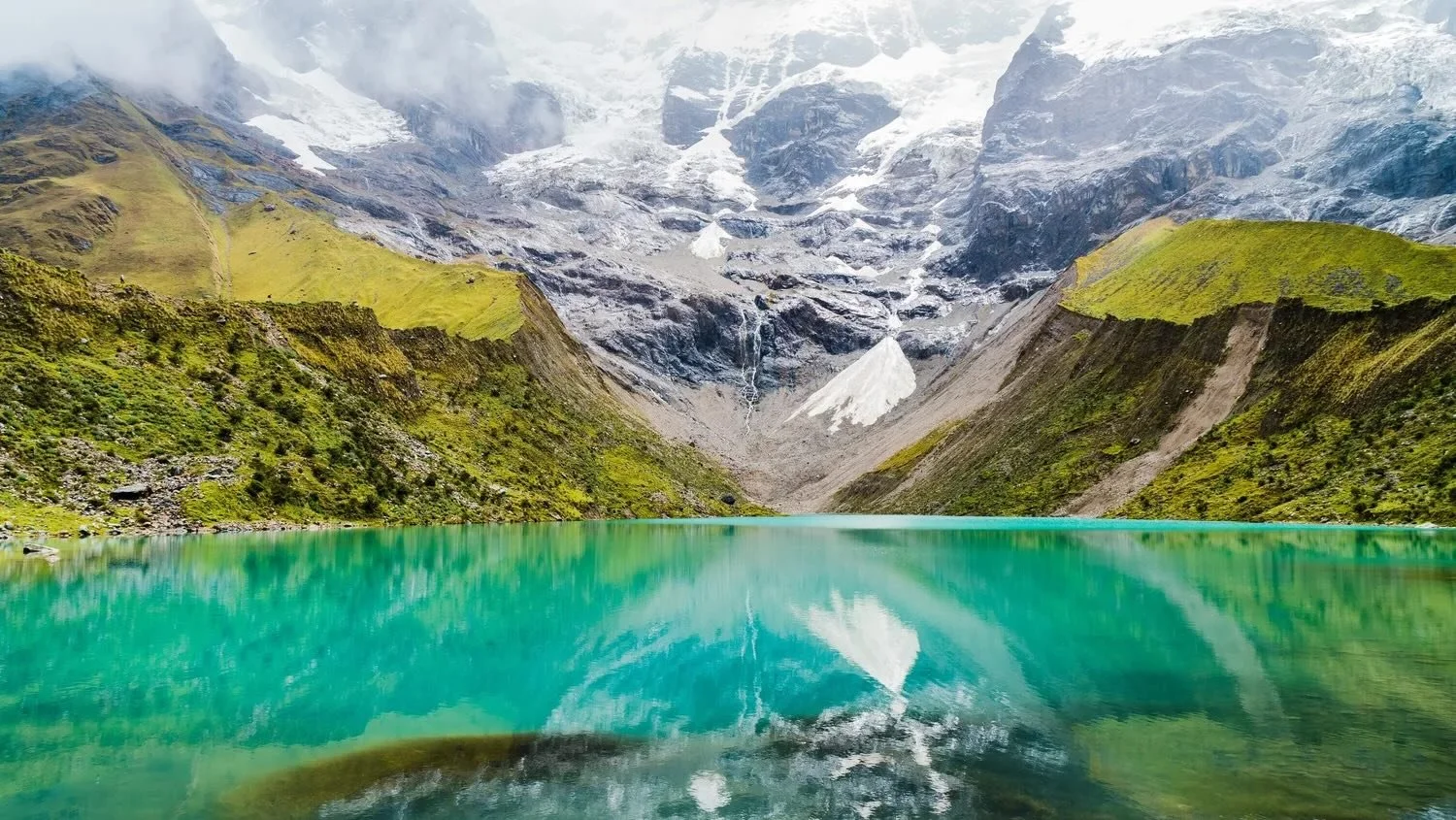 Laguna Humantay lake, colours, Cusco, Sacred Valley, Peru.jpg