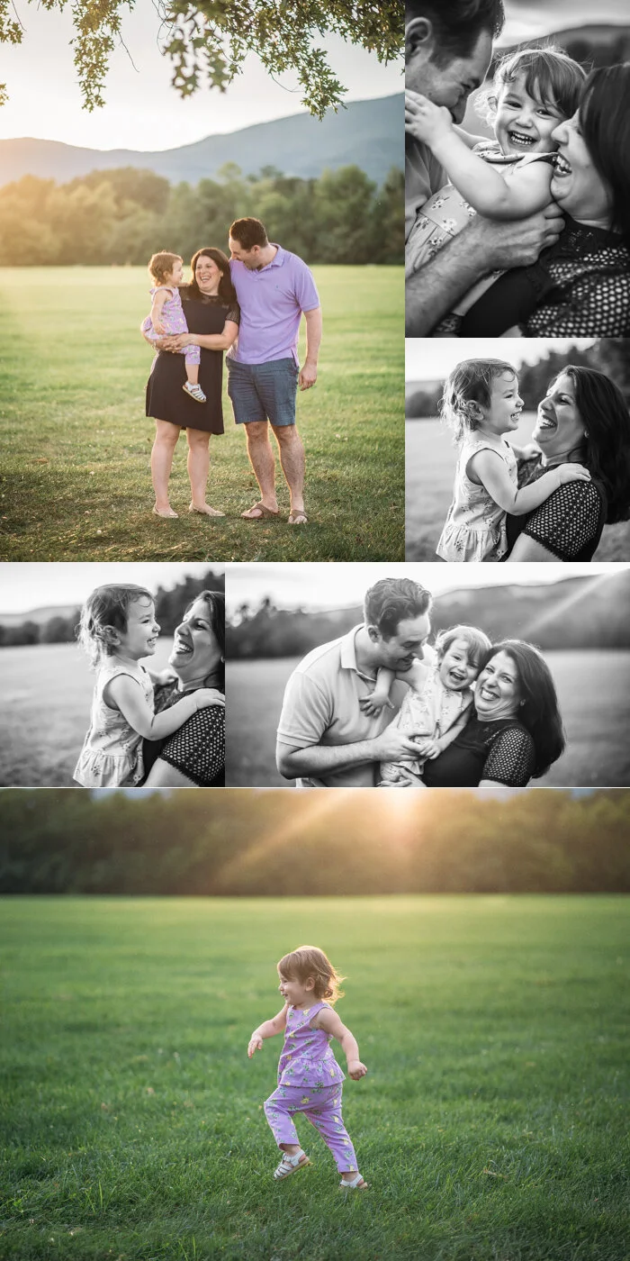 2nd birthday milestone session at salem park virginia