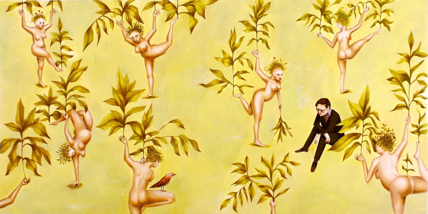 Illustration for The Nightingale and the Rose, by Oscar Wilde