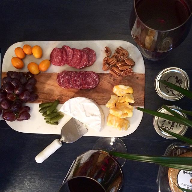 Did you know you can bring your own charcuterie to the shop to enjoy?