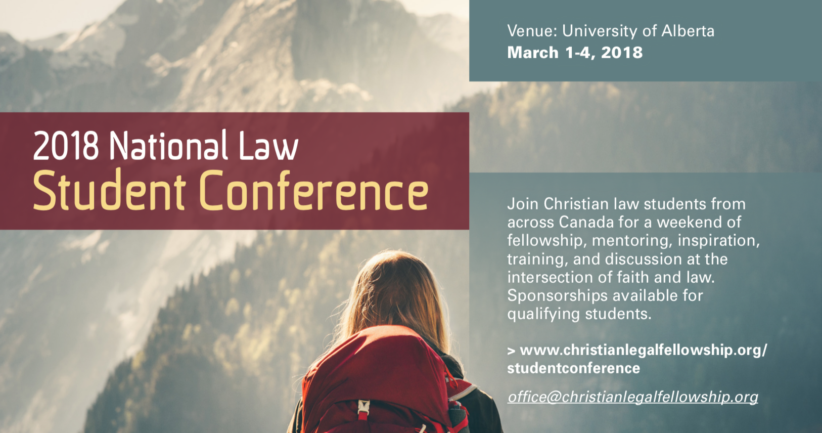 Register now for the CLF 2018 National Student Law Conference, taking place at the University of Alberta from March 1-4.