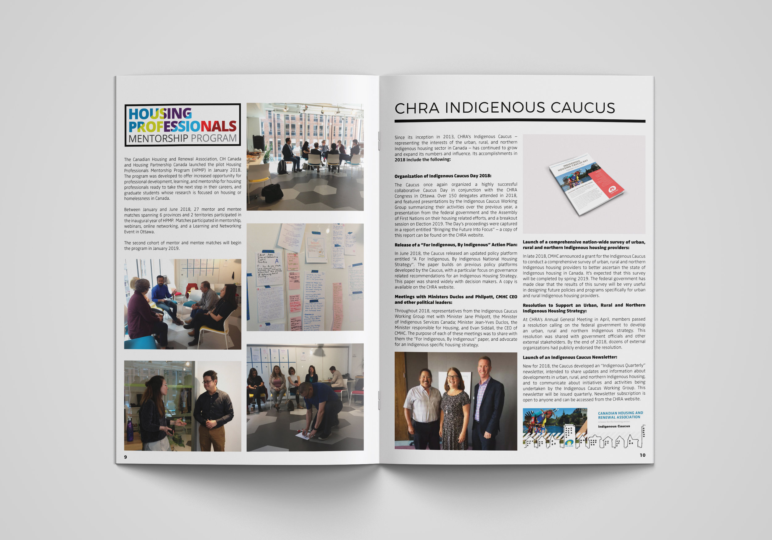 2018 Annual Report Housing Professionals and Indigenous Caucus.