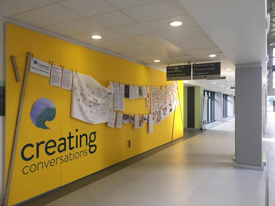 Creating Conversations shares their story at Forth Valley Hospital