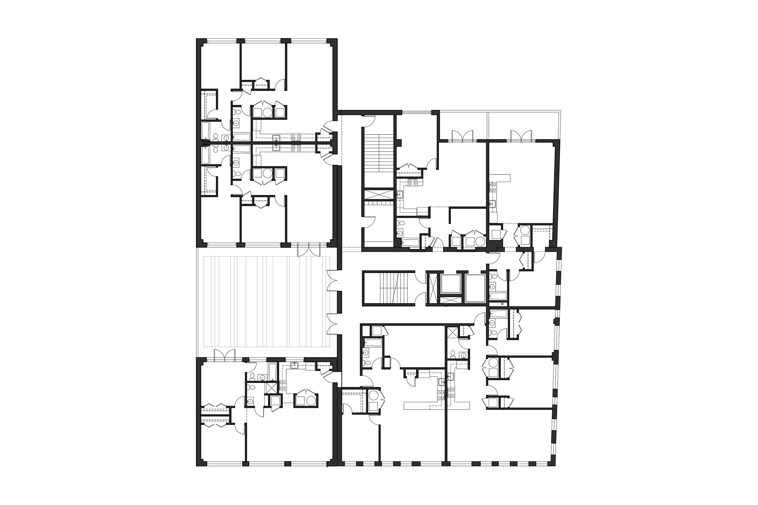  Floors 2 - 4 