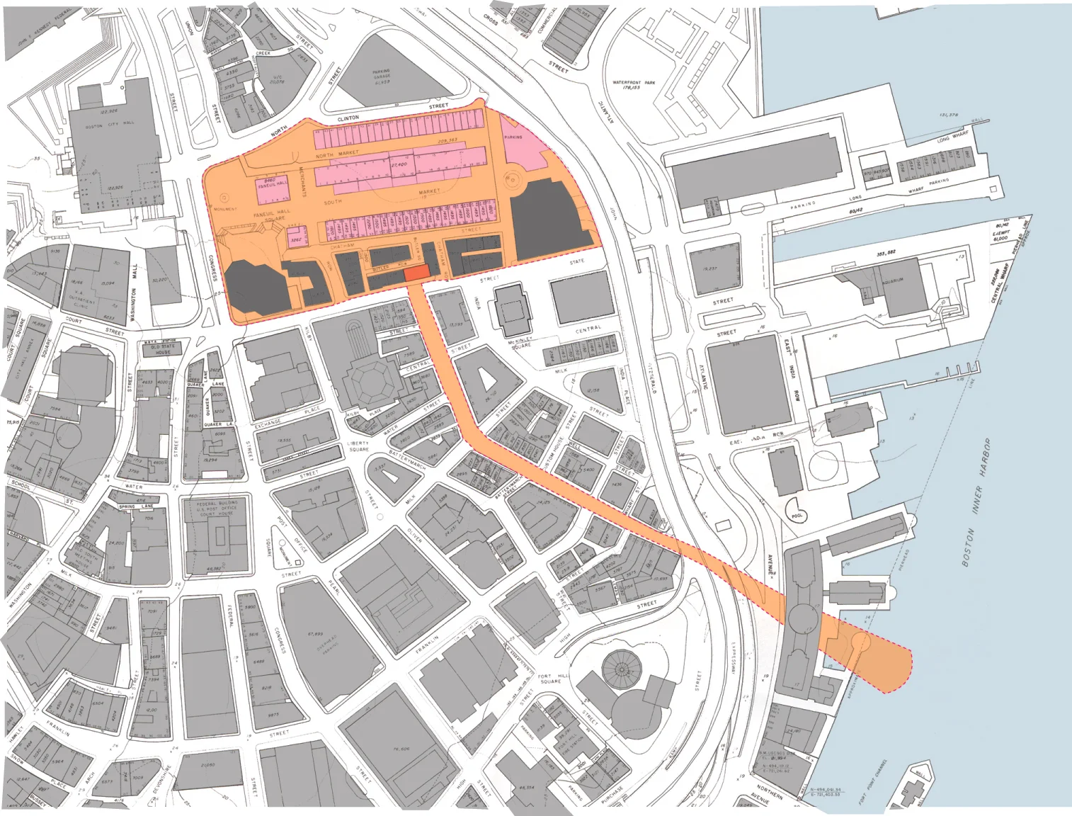 Urban connection to Faneuil Hall