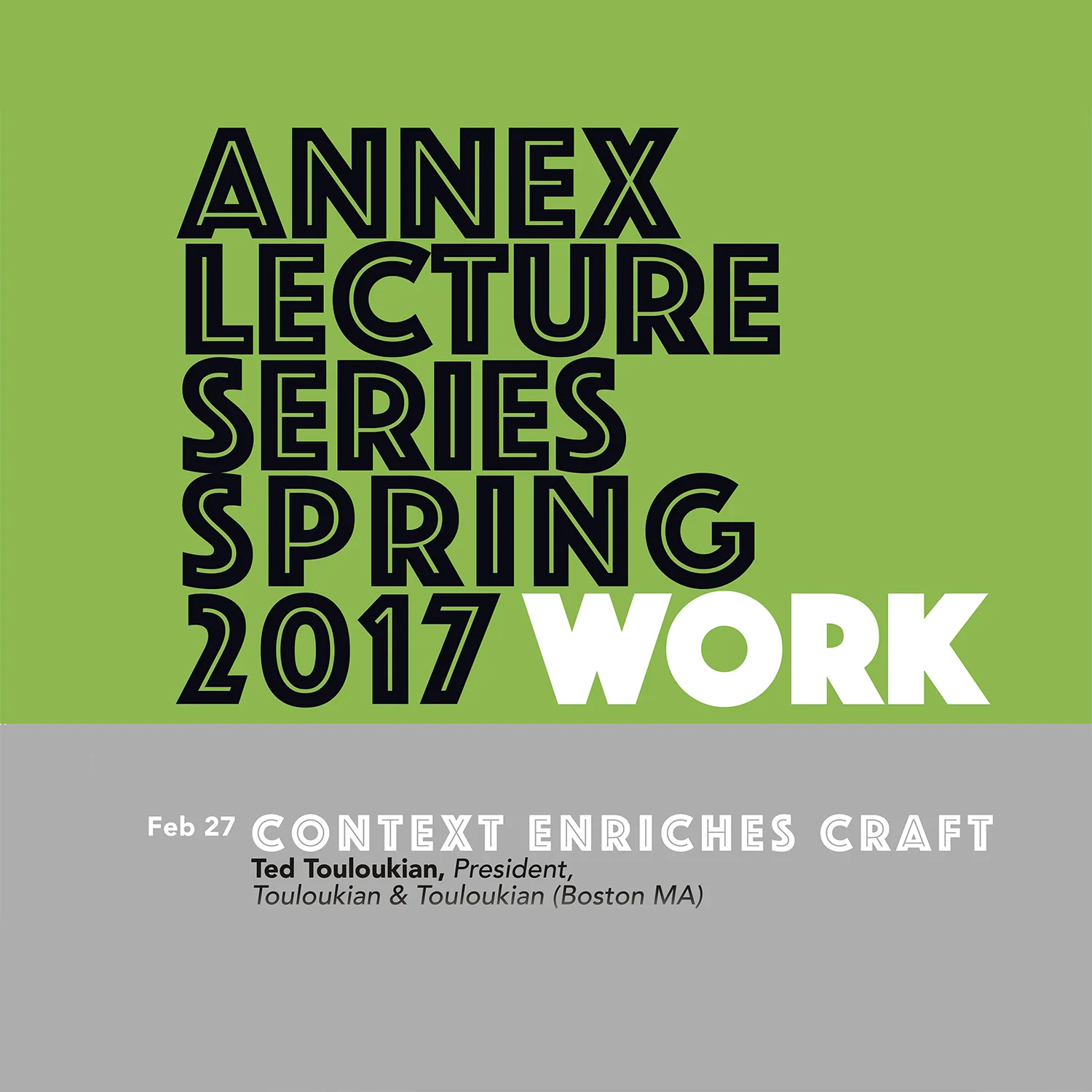 TT speaks at Wentworth Institute of Technology spring lecture series