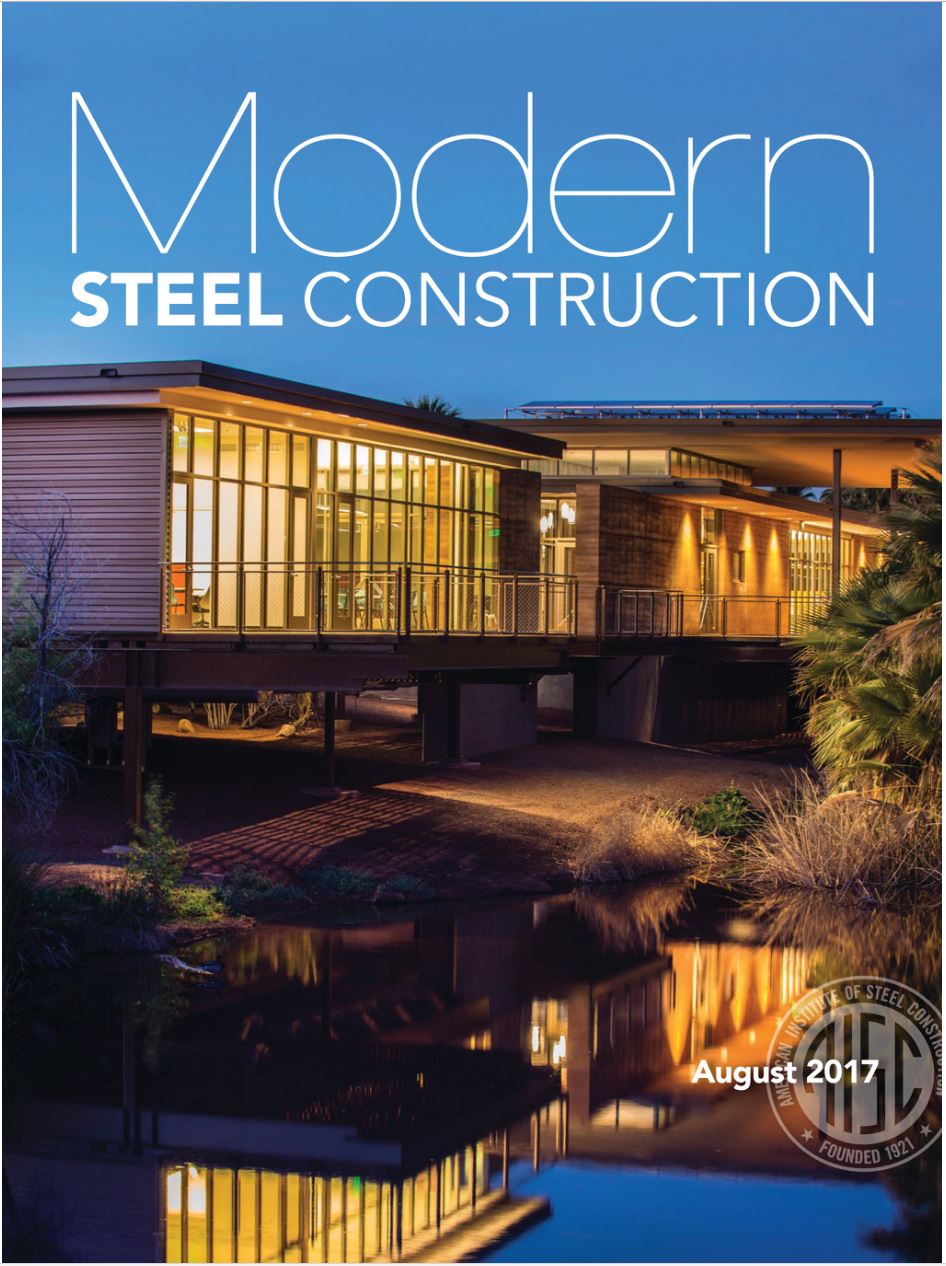 Harbor Towers Guardhouse featured in Modern Steel Construction  