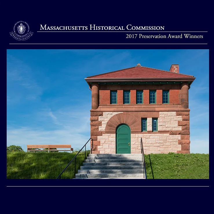 FISHER HILL RESERVOIR PARK GATEHOUSE EARNS 2017 MASSACHUSETTS HISTORICAL COMMISSION PRESERVATION AWARD!