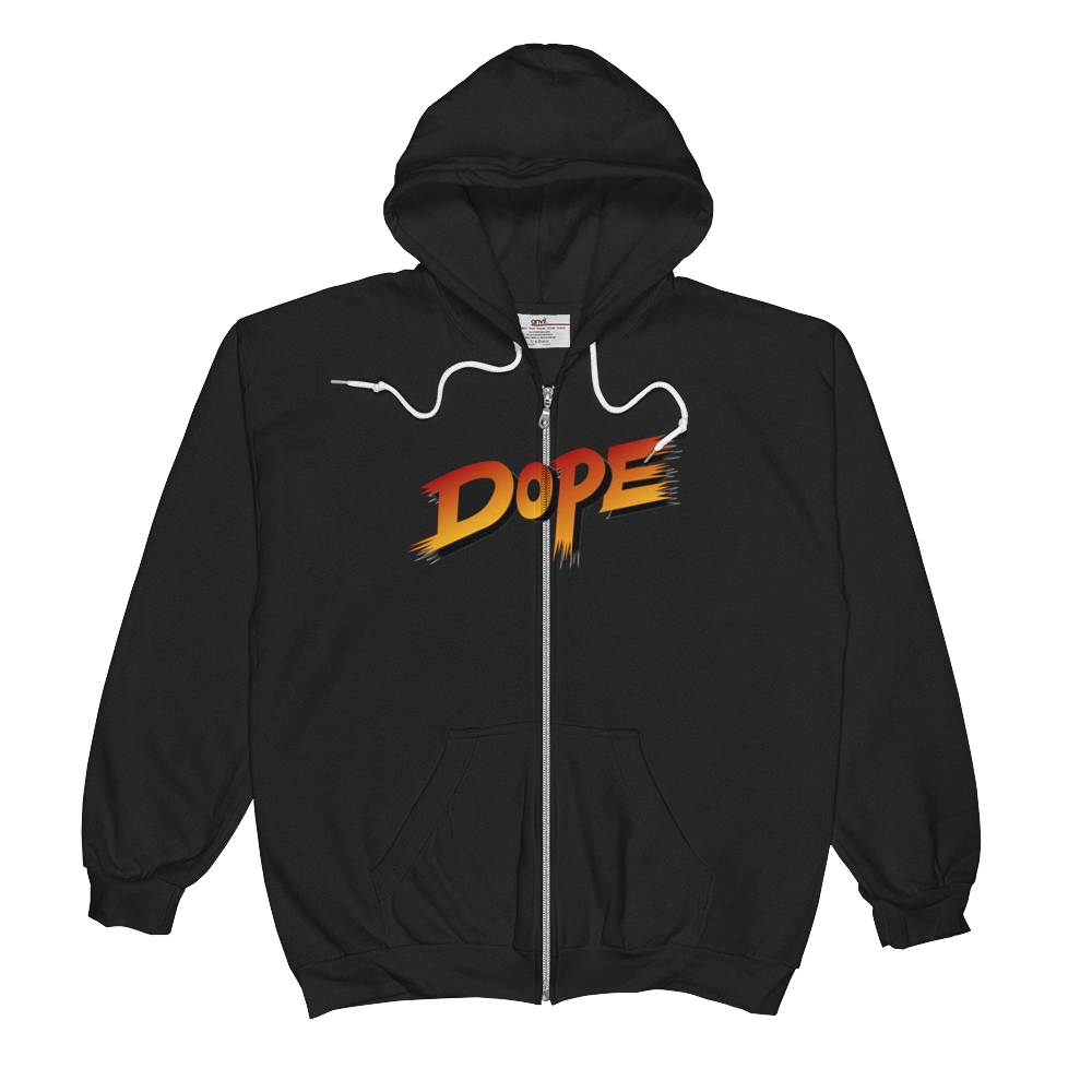 "DOPE Fighter II" Zippered Hoodie