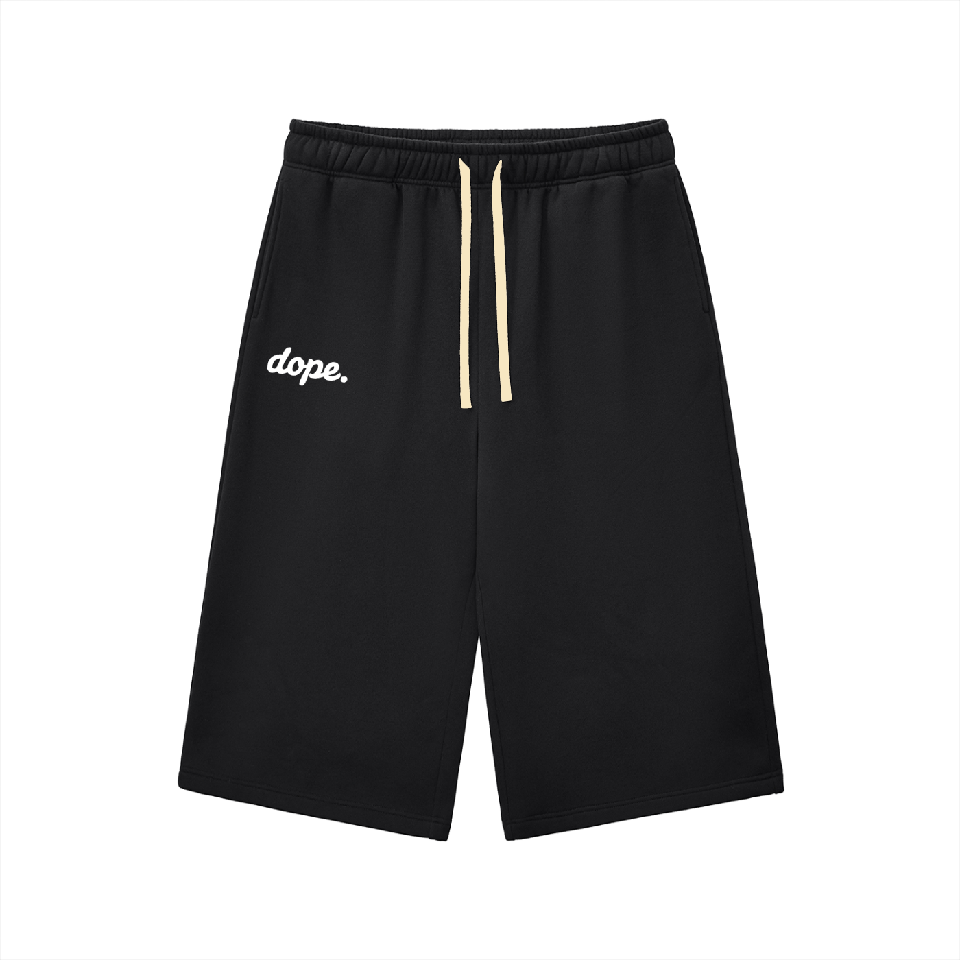 Relaxed Drawstring Three-quarter Sweatpants-mockups-1.png