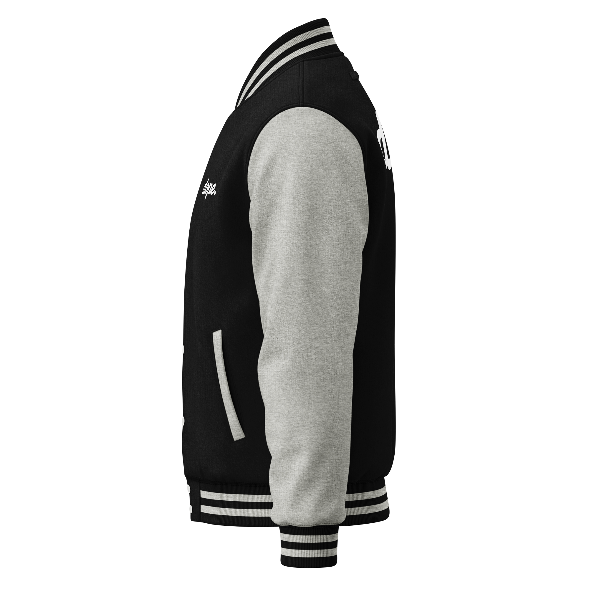 unisex-heavyweight-letterman-jacket-jet-black-heather-grey-left-6ace393c8df4b.png