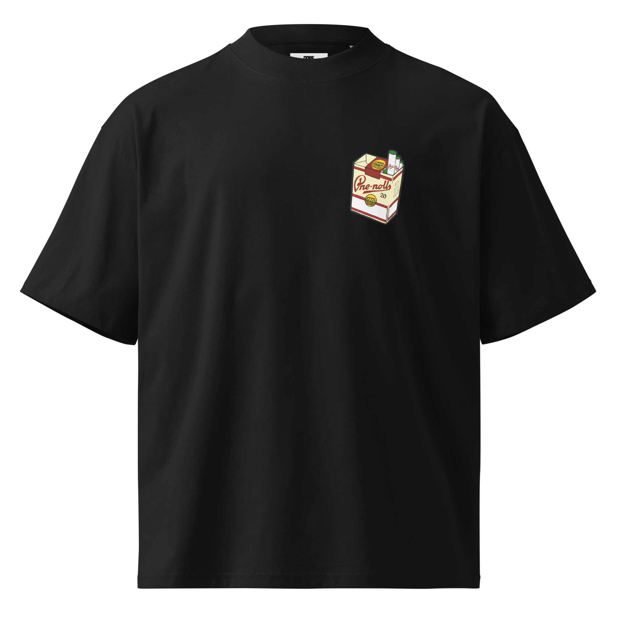 unisex-organic-oversized-high-neck-blaster-2.0-t-shirt-black-front-6abe3c5c8311b.png