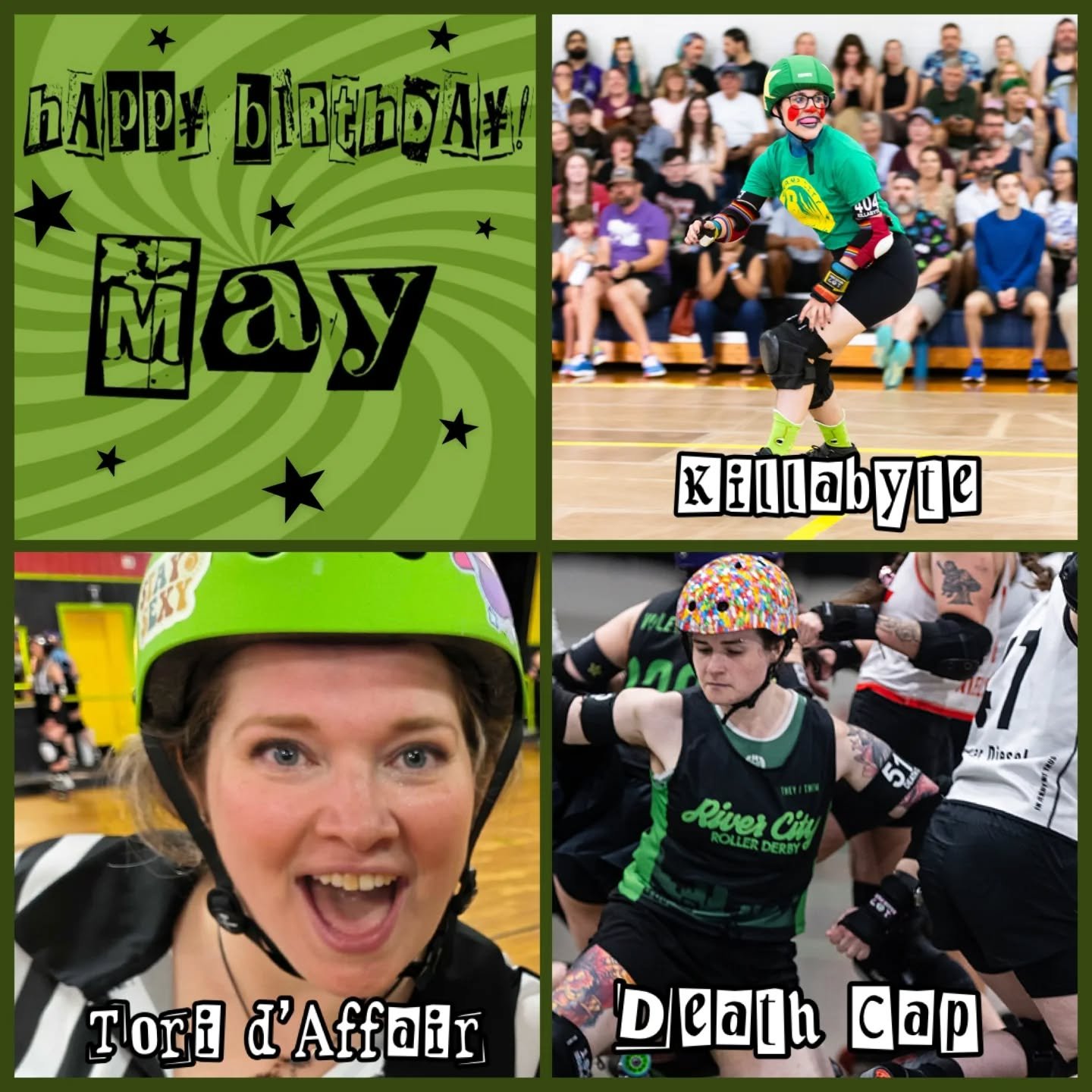 Join us in wishing a happy birthday month to three RCRD members!! 🥳 MAY all their birthday wishes come true! (not sorry about the pun 😎)

Death Cap ⭐ May 15
Tori D'Affair ⭐ May 18
Killabyte ⭐ May 30