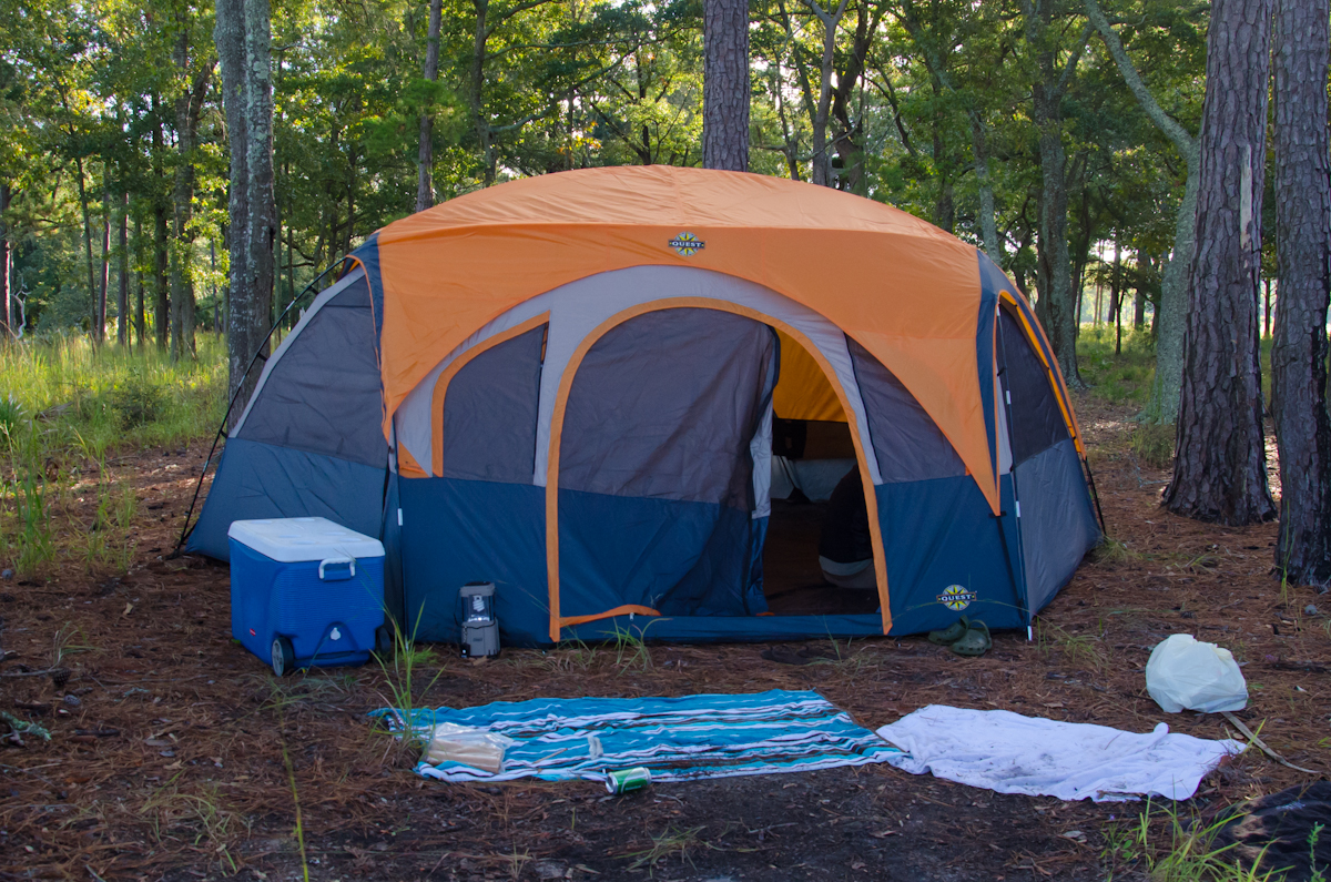 Our camp site for the night along the Combahee River.