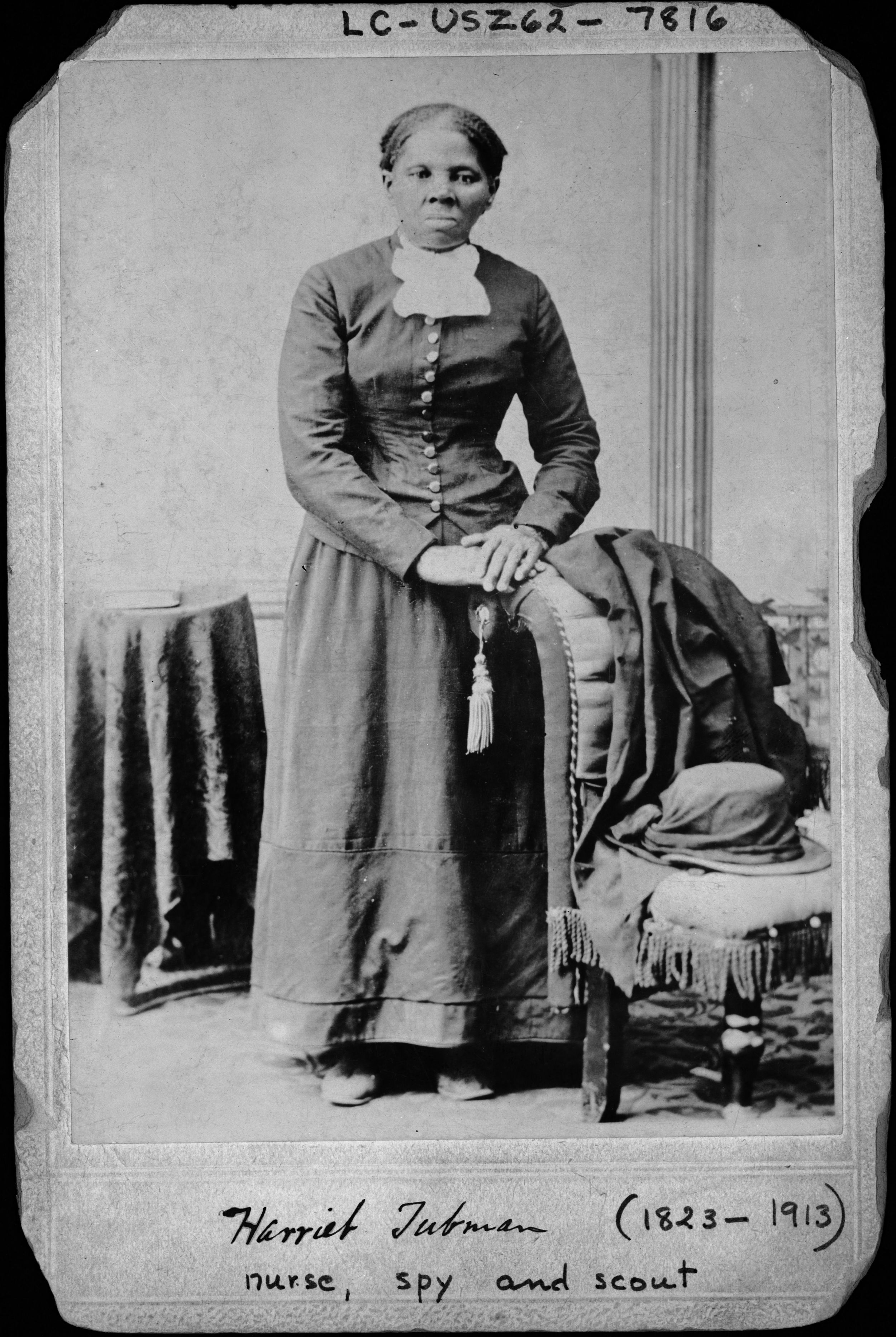 Harriet Tubman—nurse, spy and scout.