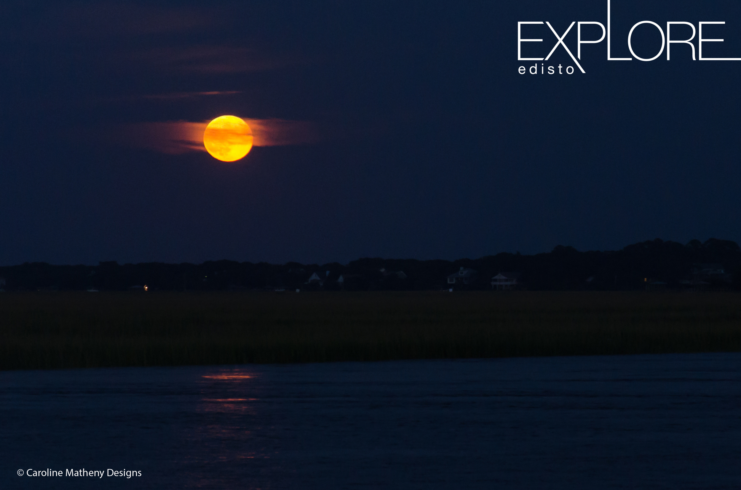 Moon over Edisto.