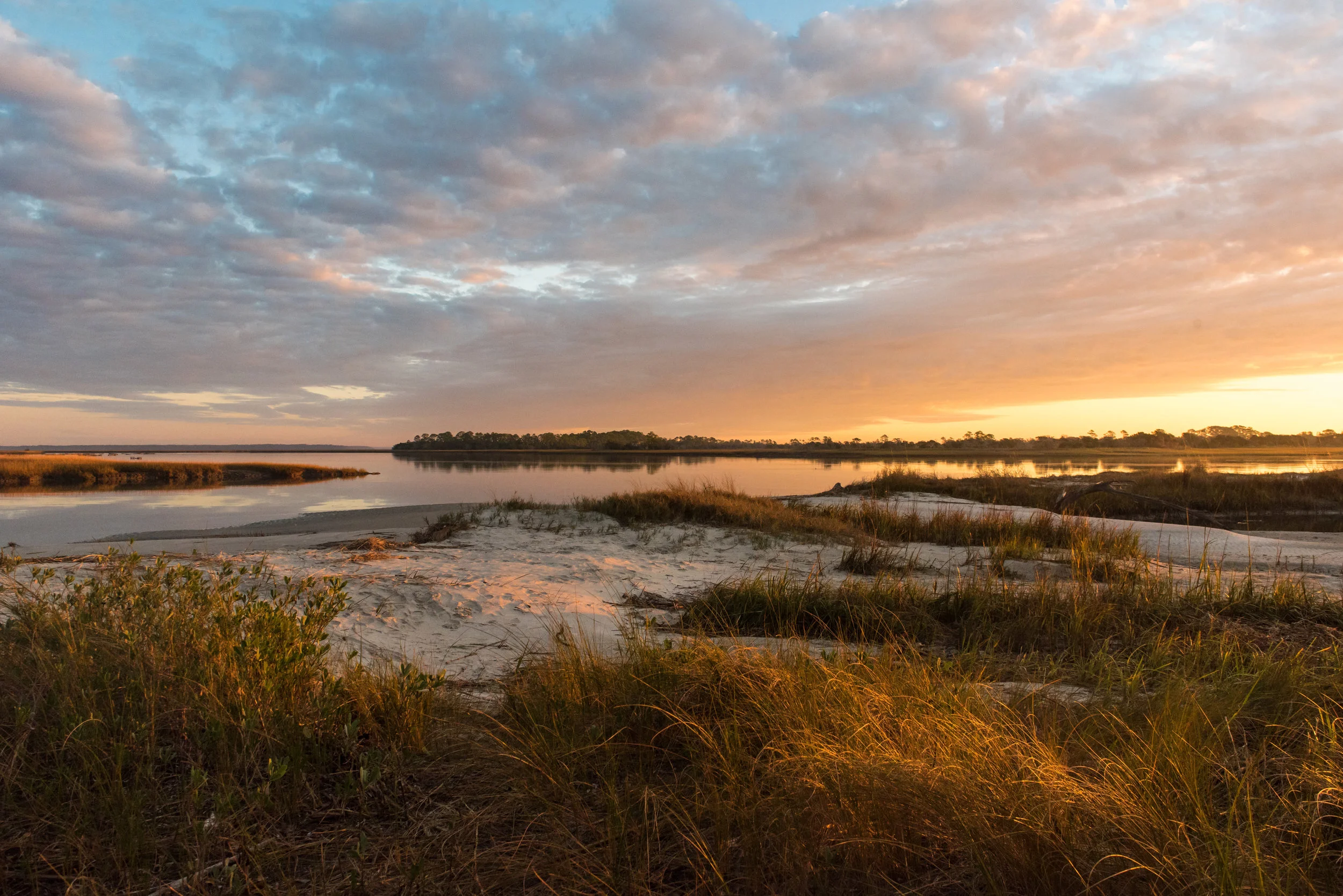 Early morning on Otter Island.