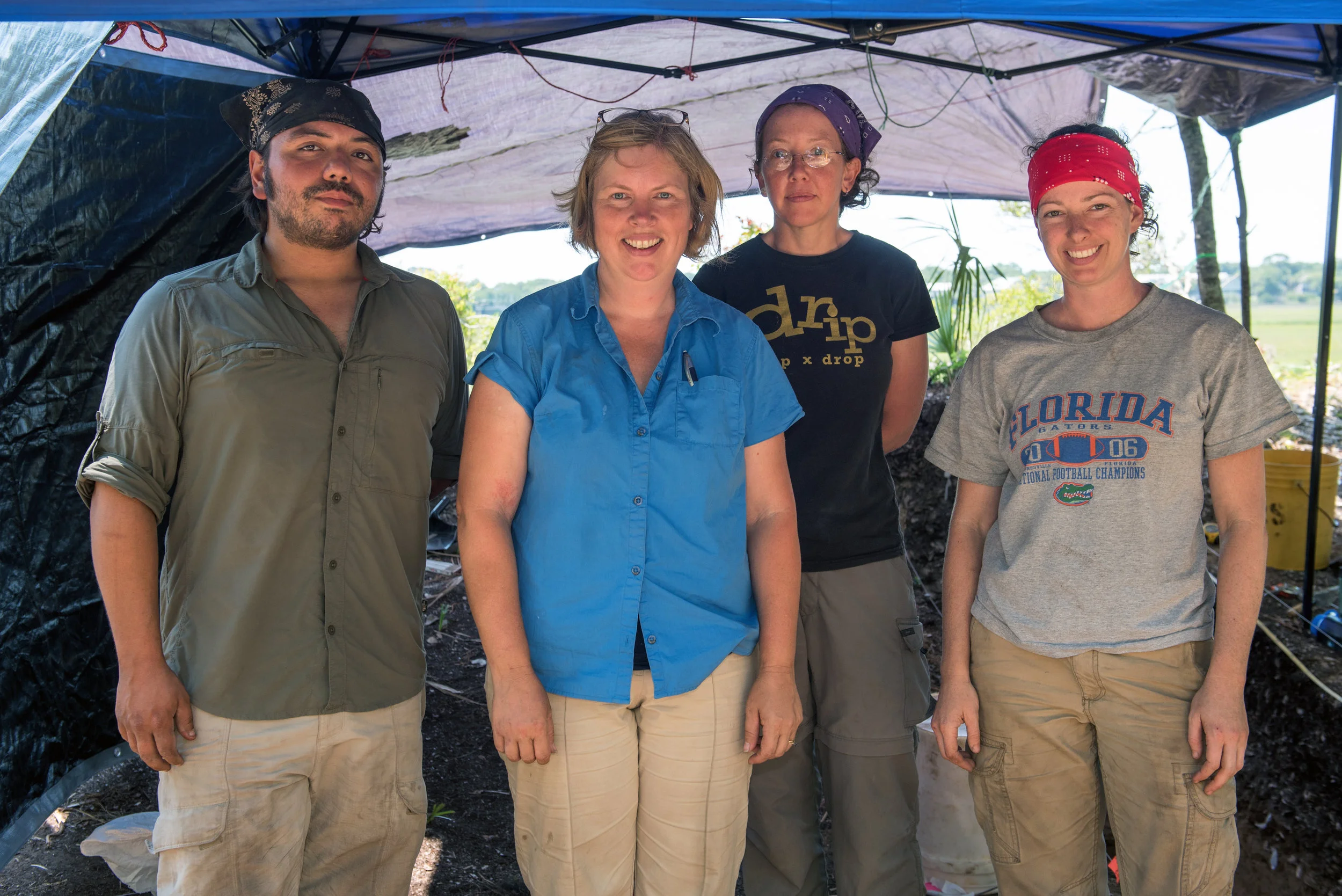 Left to right: Johann Sawyer, Dr. Karen Smith, Tamara Wilson, Brandy Joy