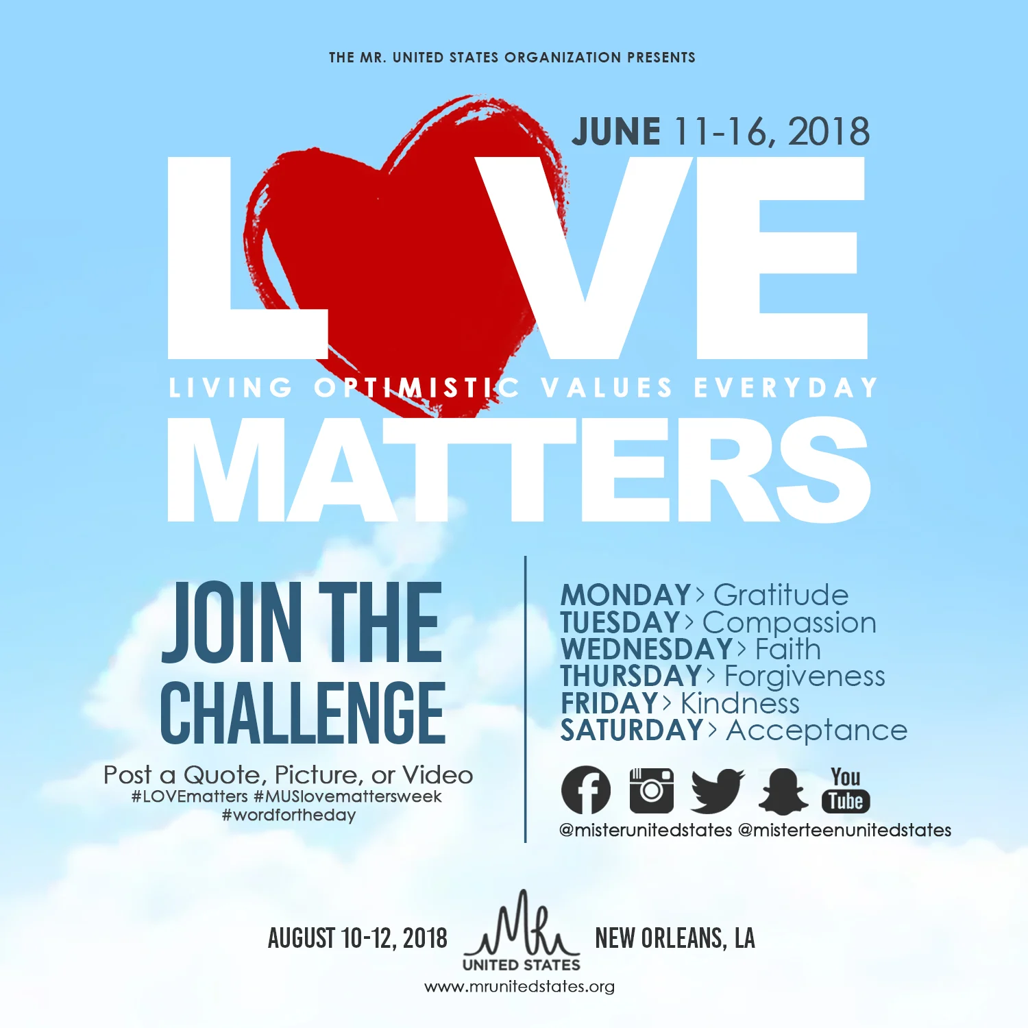 LO.V.E. Matters Week 2018