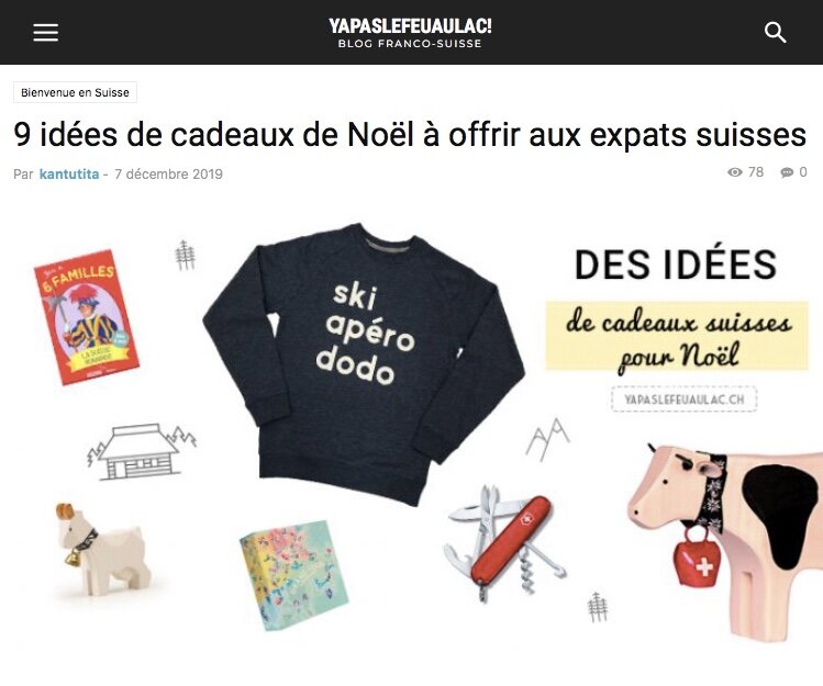 Gifts News Vachement Suisse