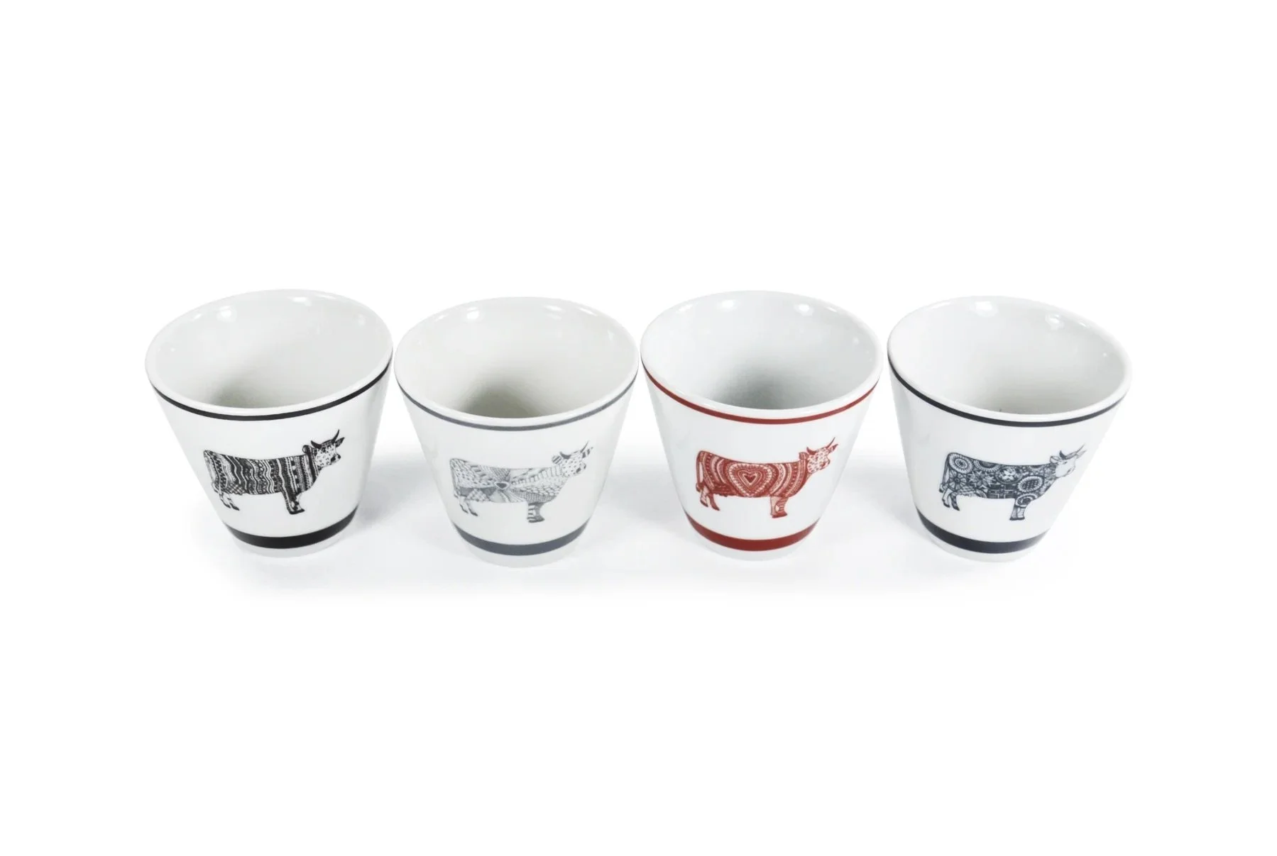 Set of 4 espresso mugs