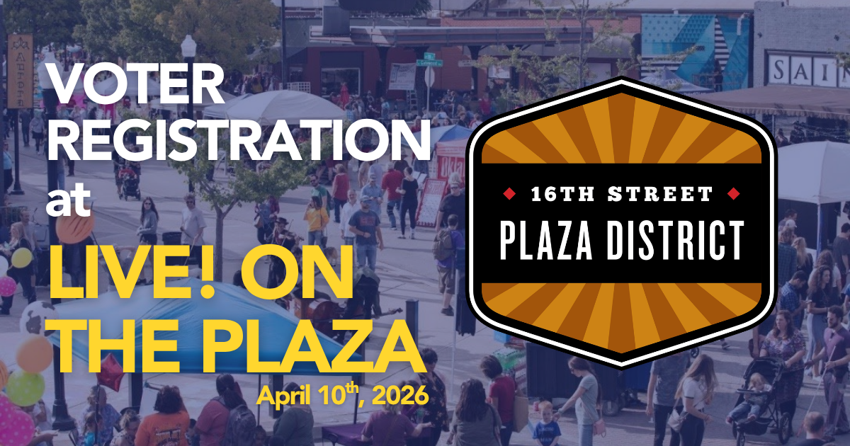 Voter Registration Drive @ LIVE! on the Plaza