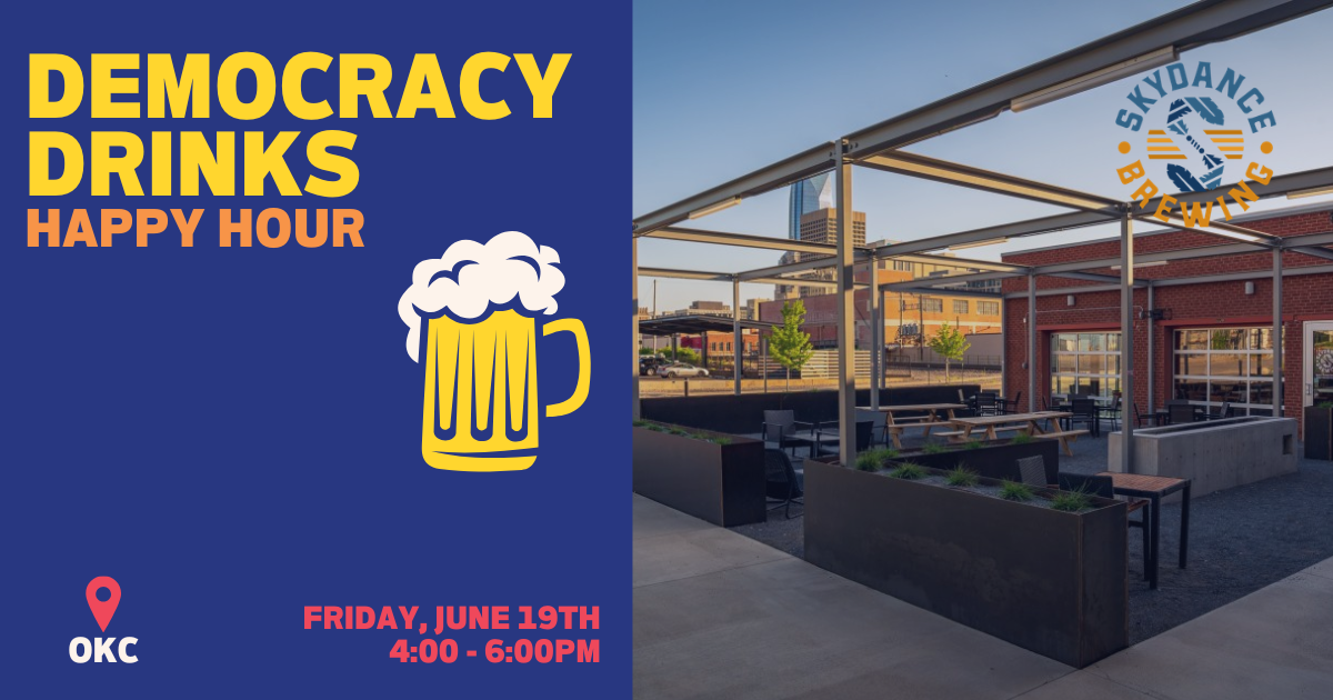 Democracy Drinks Happy Hour 