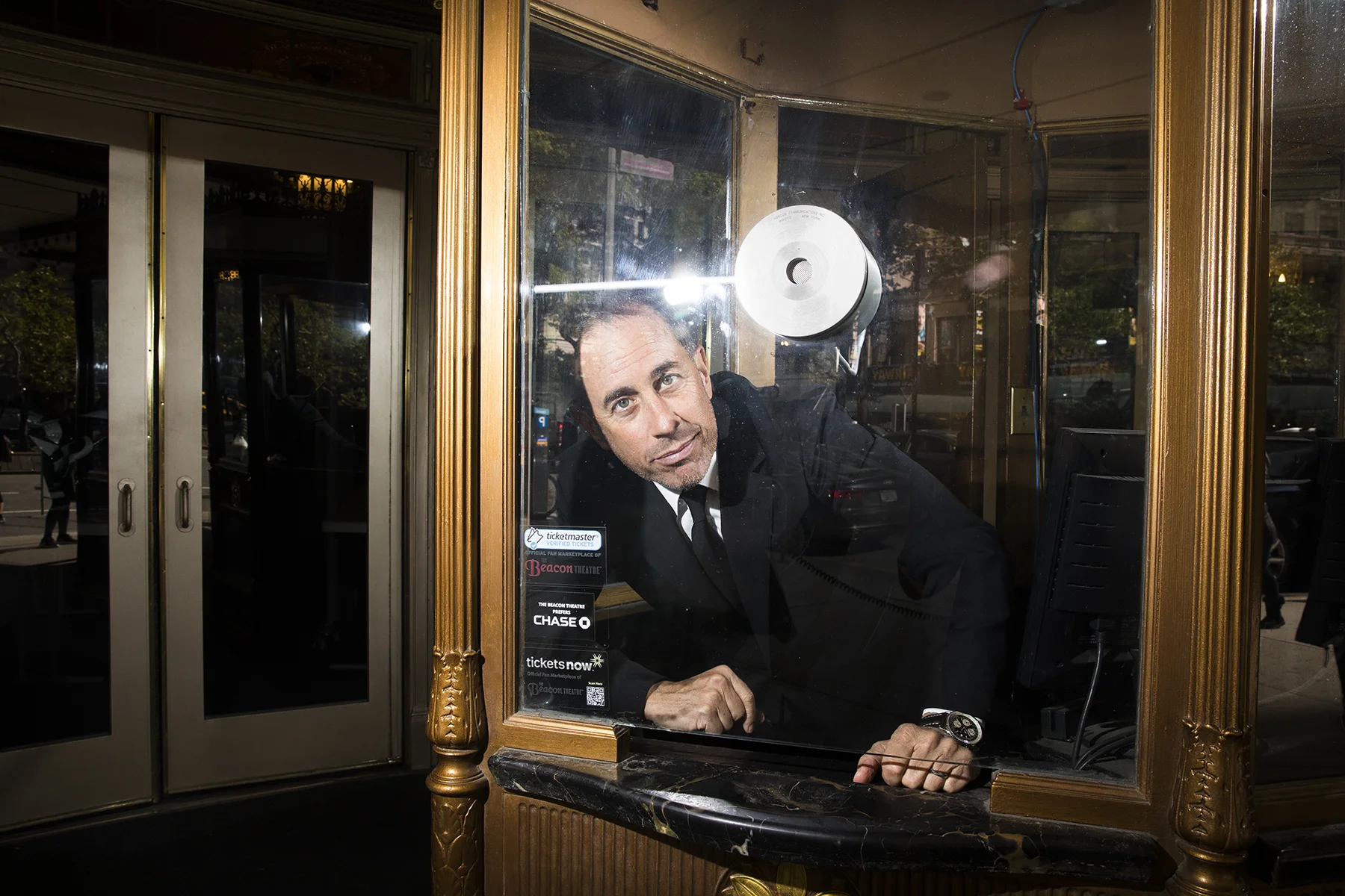 Jerry Seinfeld at The Beacon Theatre for The New York Times