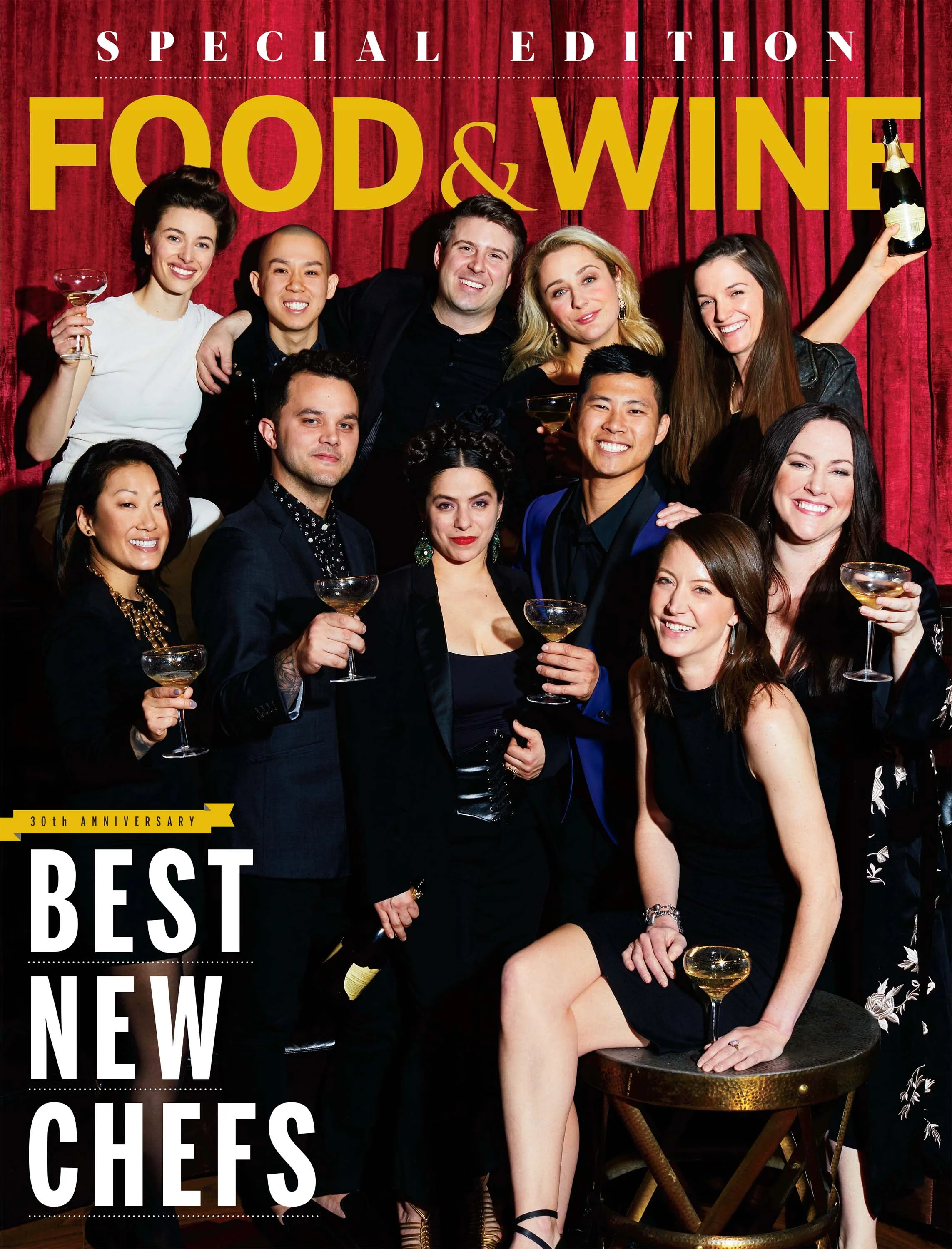 Best New Chefs cover for Food & Wine Magazine