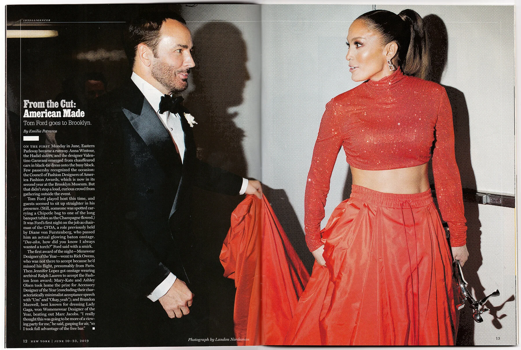 The CFDA Awards for New York Magazine