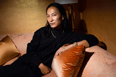 October 7 - Vogue Italia Landon shoots Alexander Wang and his BVLGARI bag collection for the October issue
