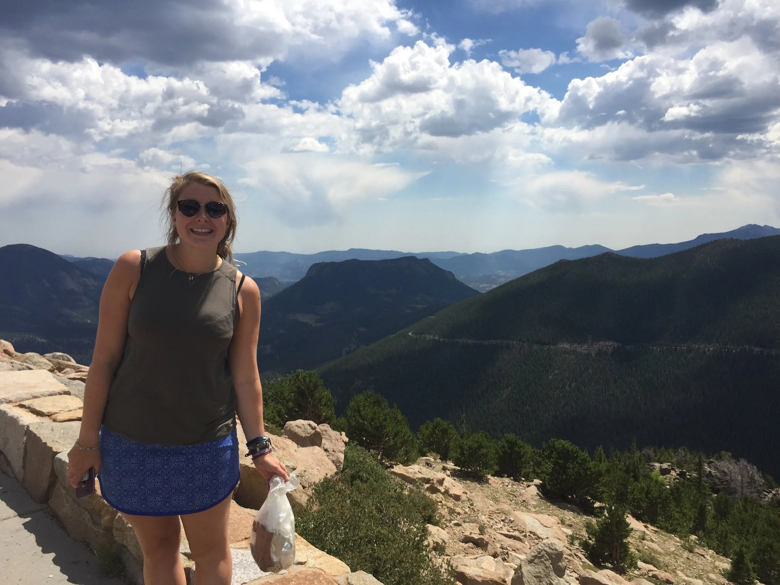 Trash collected within the Rocky Mountain National Park