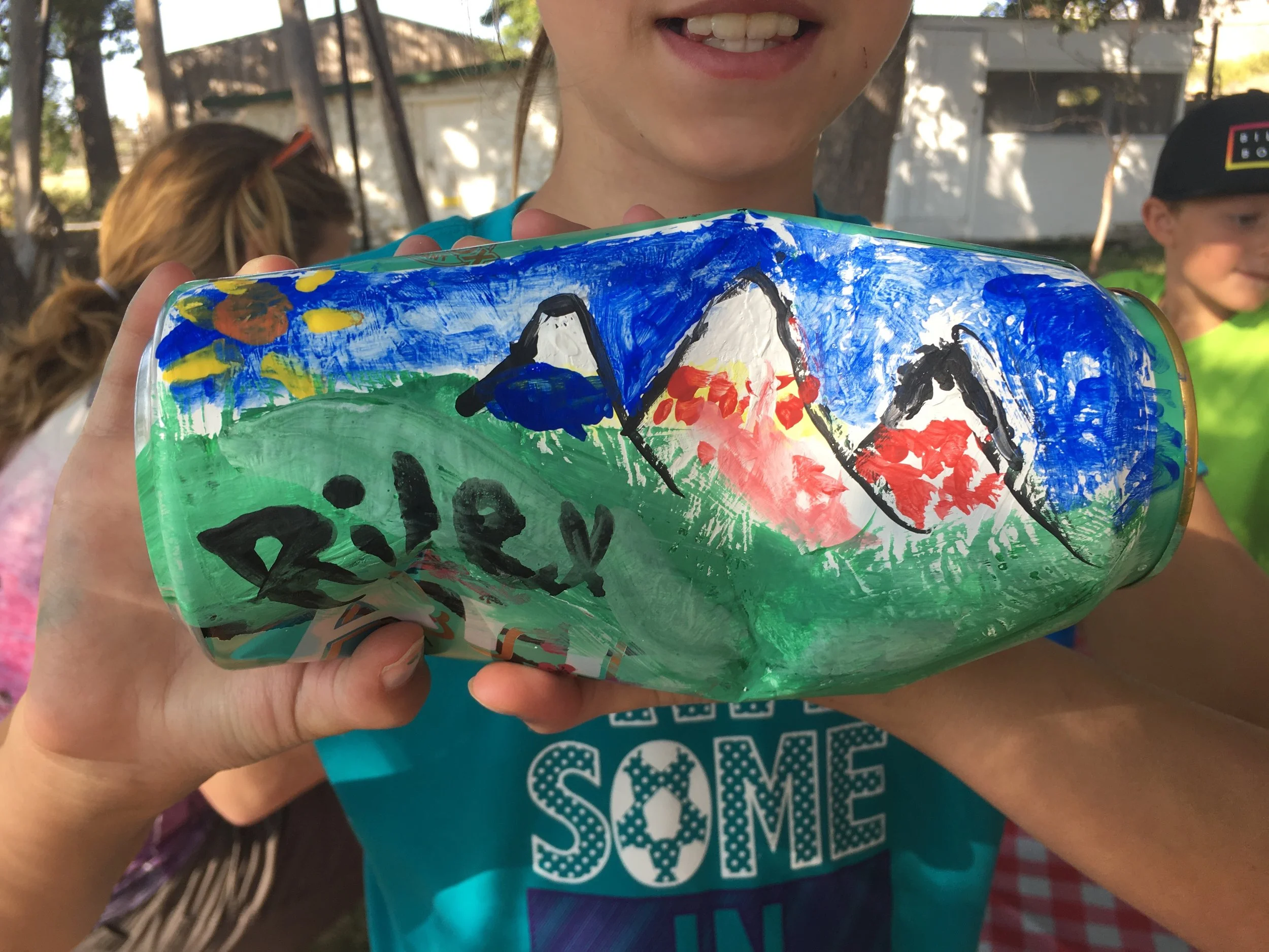 Guadalupe Mountain range on an Arizona Ice Tea can