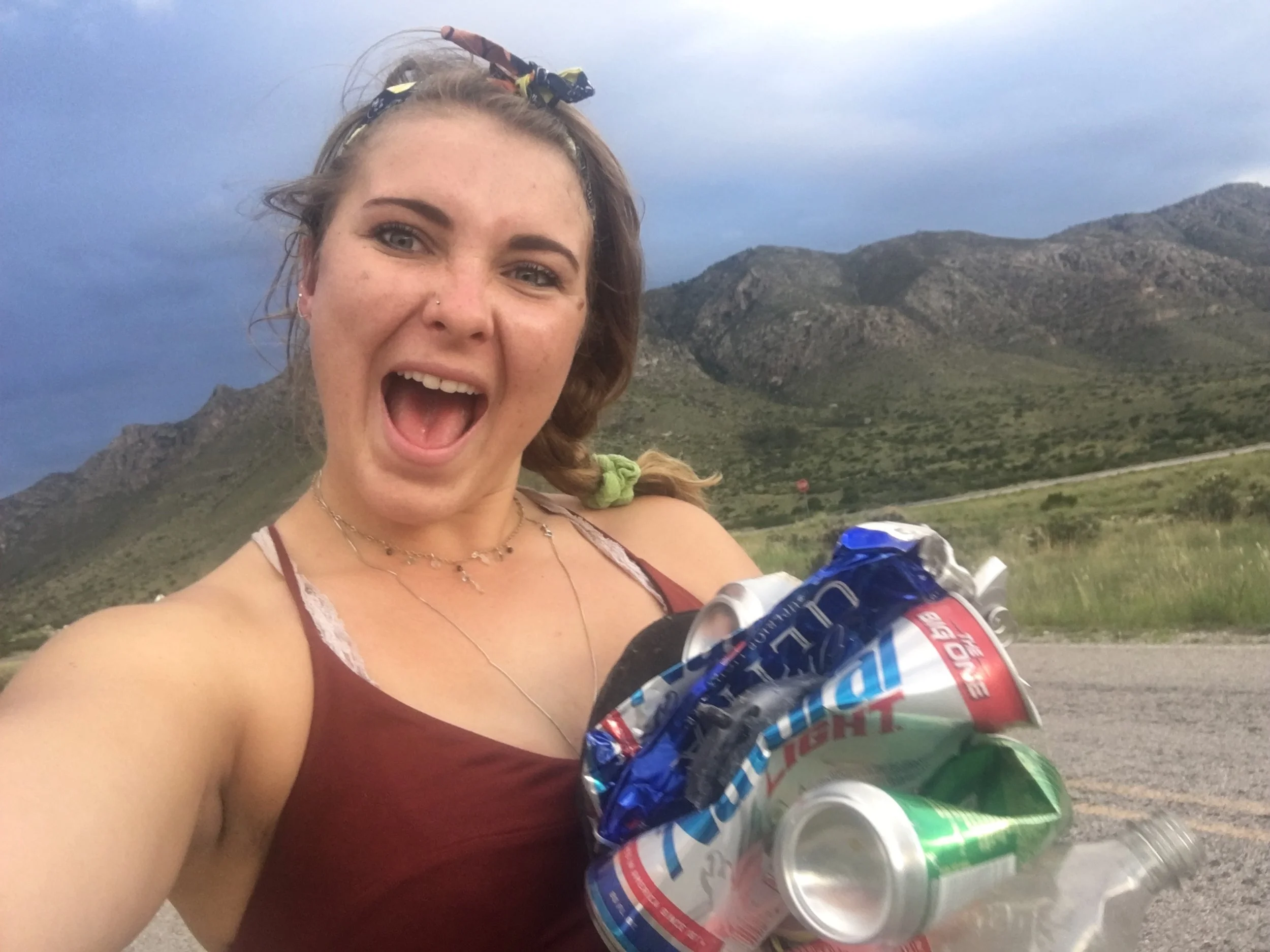 All the cans I found on my 20 min walk