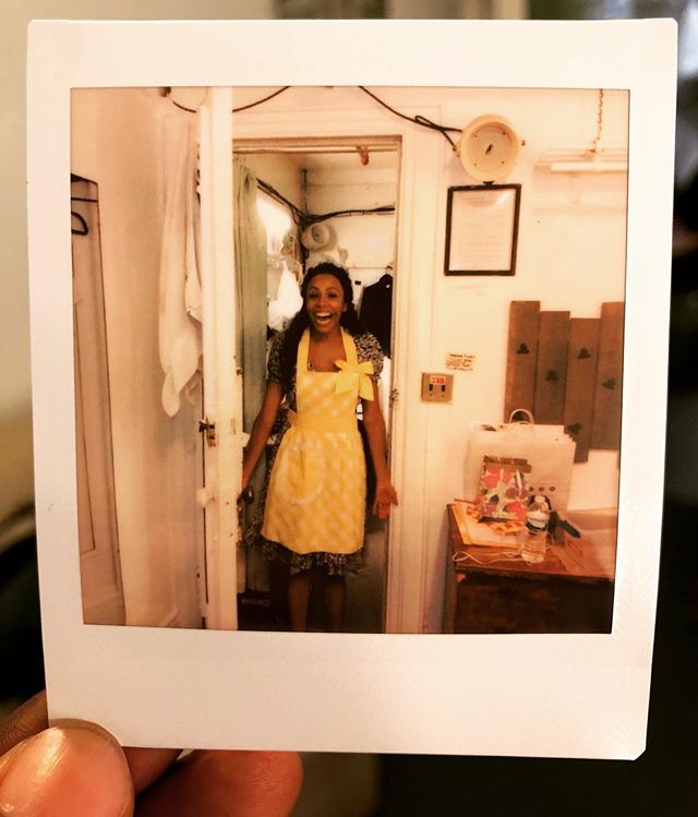 Pure joy after her final dress rehearsal on Friday. #SheReady