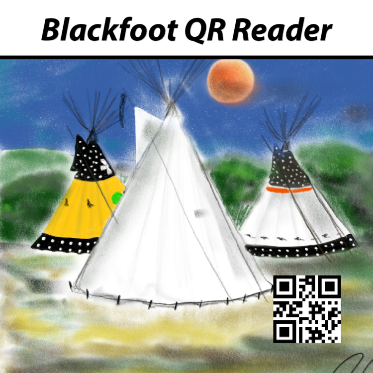 The Blackfoot QR Reader allows you to scan the QR code that is present in all our new generation of Blackfoot games for additional content including audio spoken by a real fluent speaker of Blackfoot.
