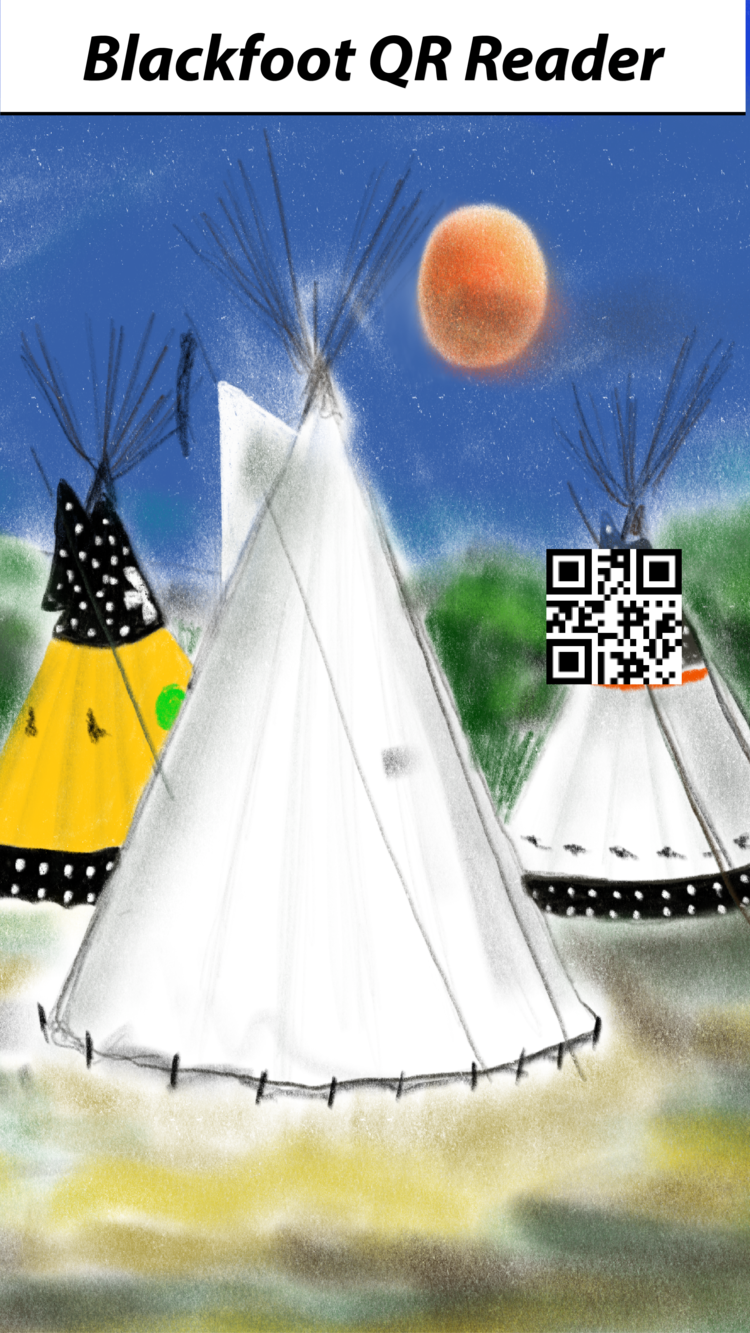 Native Teaching Aids Blackfoot QR Reader App