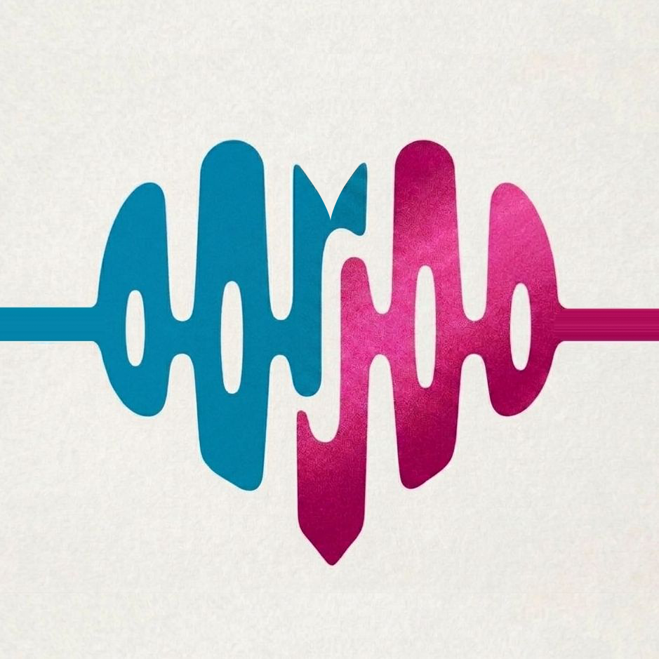 an audio waveform in the shape of a heart