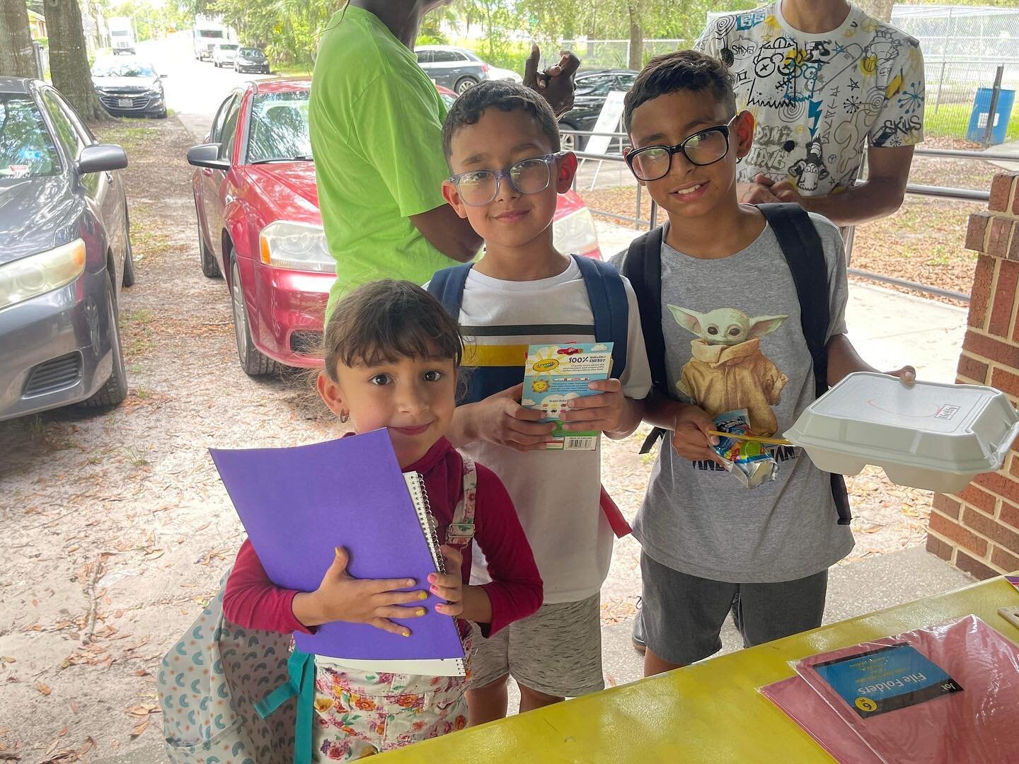 We would like to say thank you to all who came out to the Back to School Drive. There were 72 brand new book bags filled with school supplies given away as we celebrated the start of a new school year. A special thank you to the volunteers, sponsors 