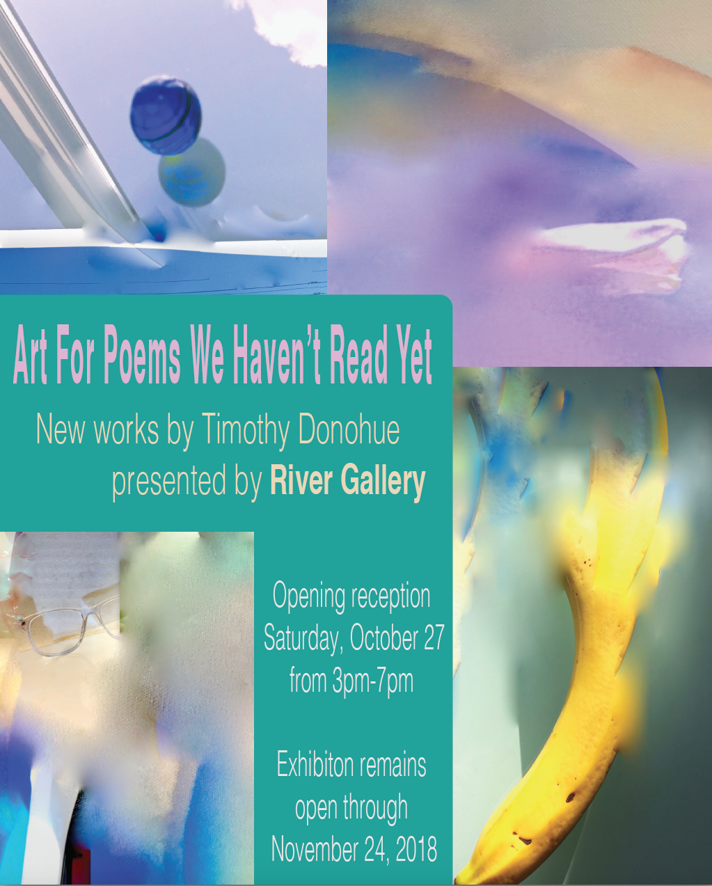 Stop in and see (and perhaps write) for yourself, any day through November 24, 2018