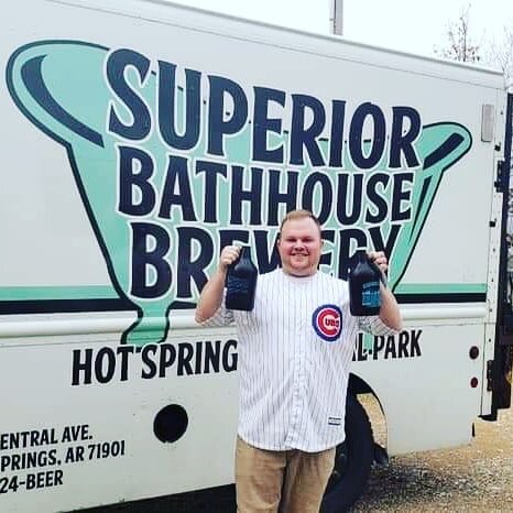 Happy 30th Birthday to the one and only Captain Chris!  Thank you @superiorbathhousebrewery for the special delivery! #wakezonehouseboats #lakeouachita #arkansas #birthdayboy