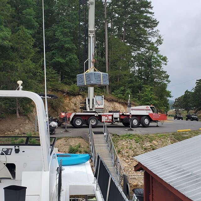 New hot tubs for our three 7 bedroom boats! #wakezonehouseboats #lakeouachita #arkansas