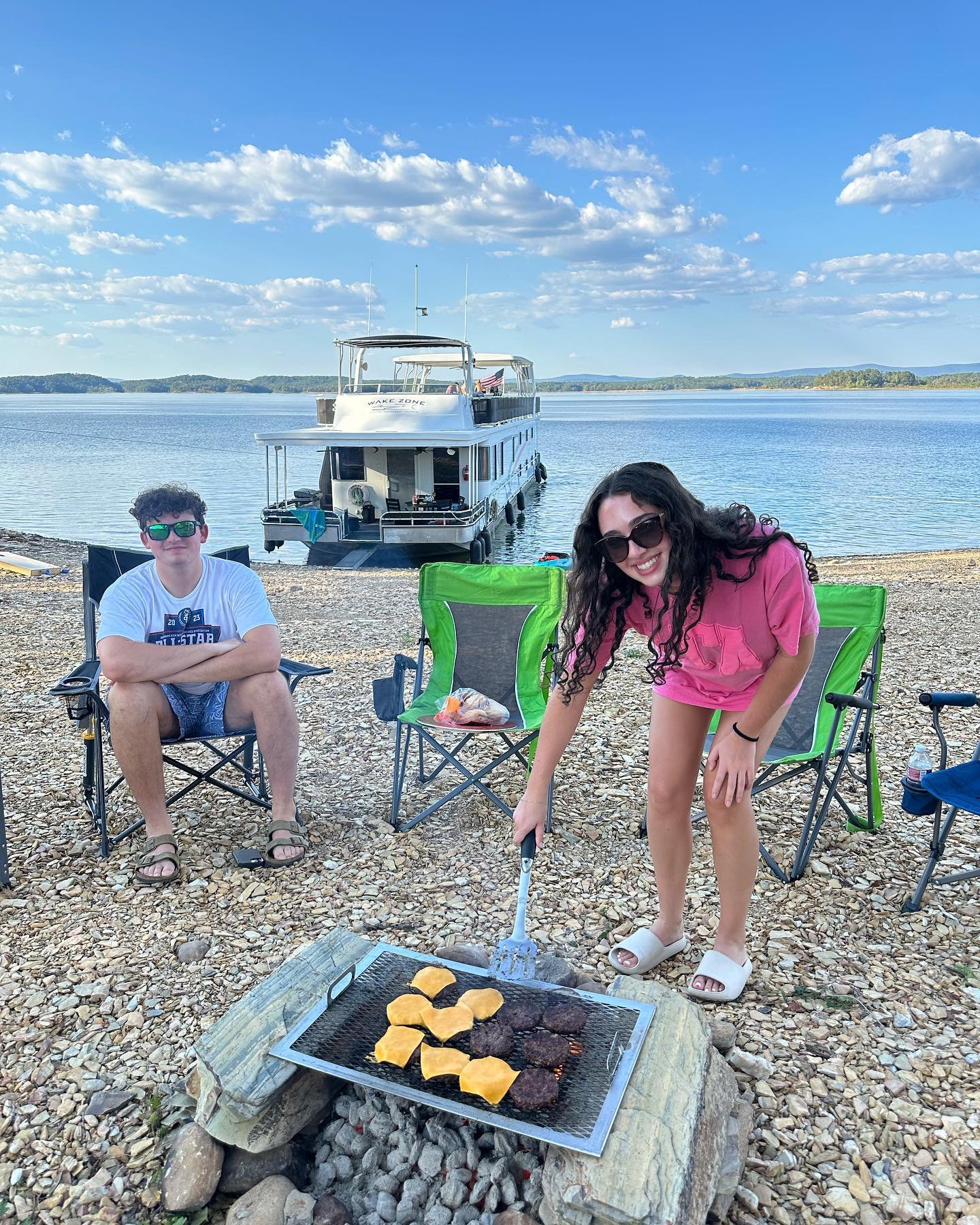 Doesn&rsquo;t get much better than this!  #LakeOuachita #Arkansas #campfirecooking