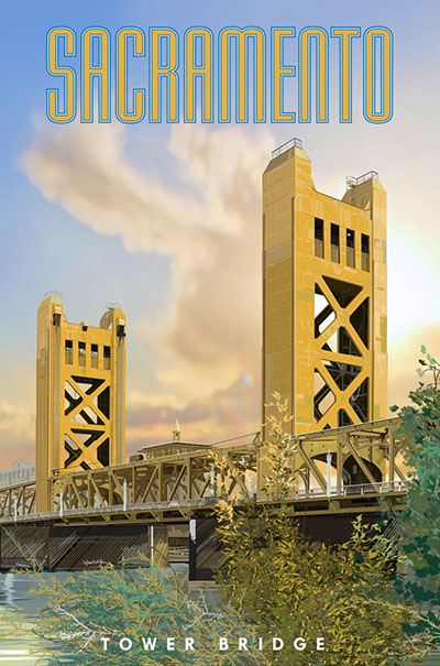 Tower Bridge, Sacramento, California