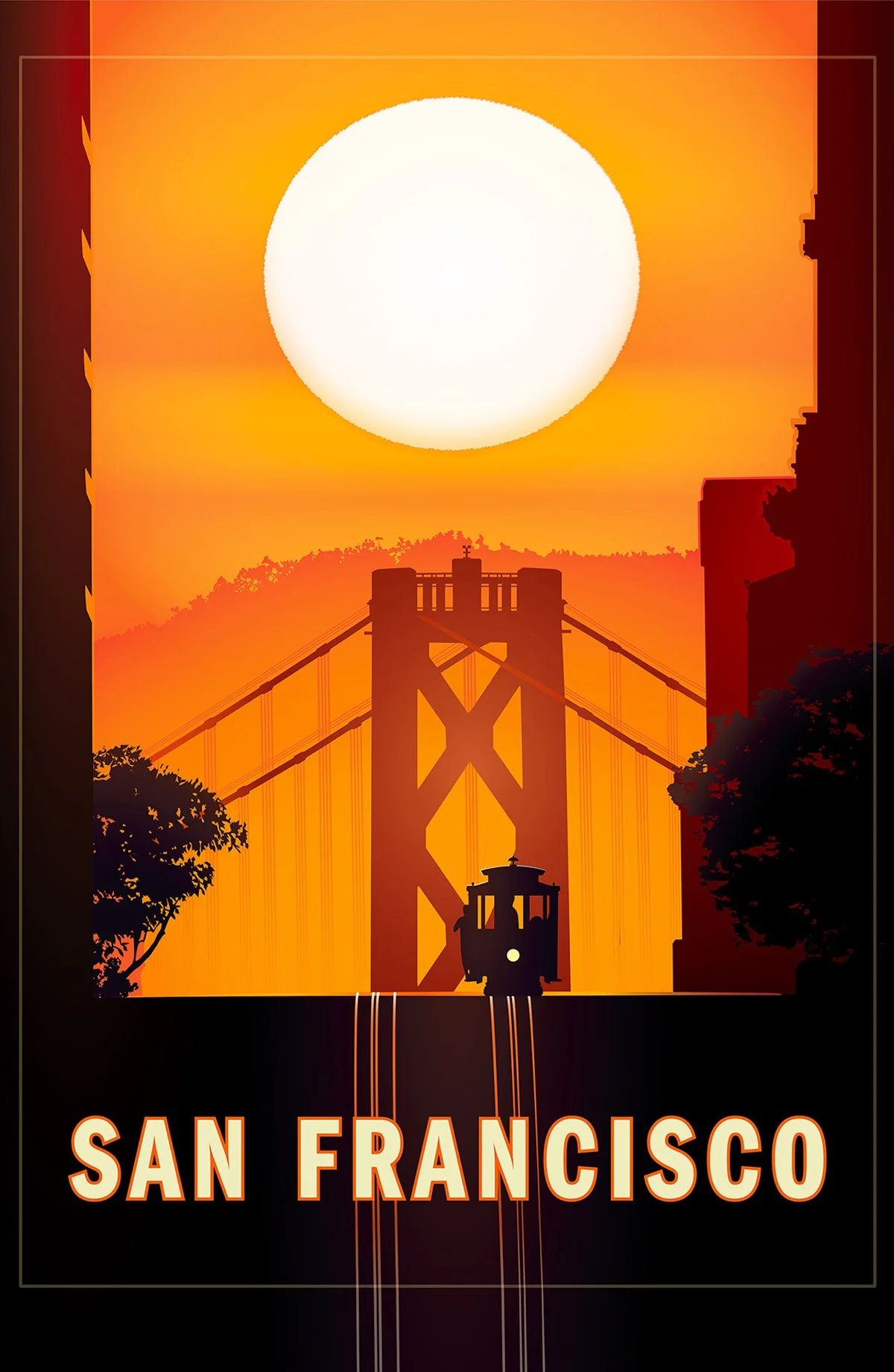 San Francisco - Cable Car Sunrise