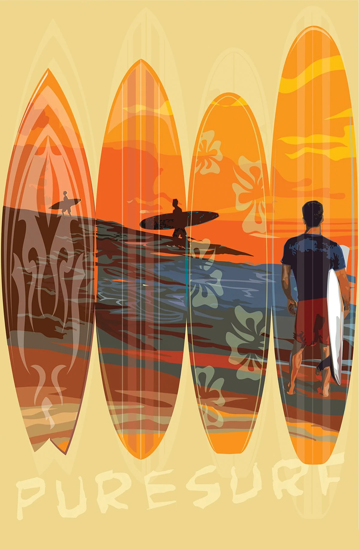 Pure Surf Poster